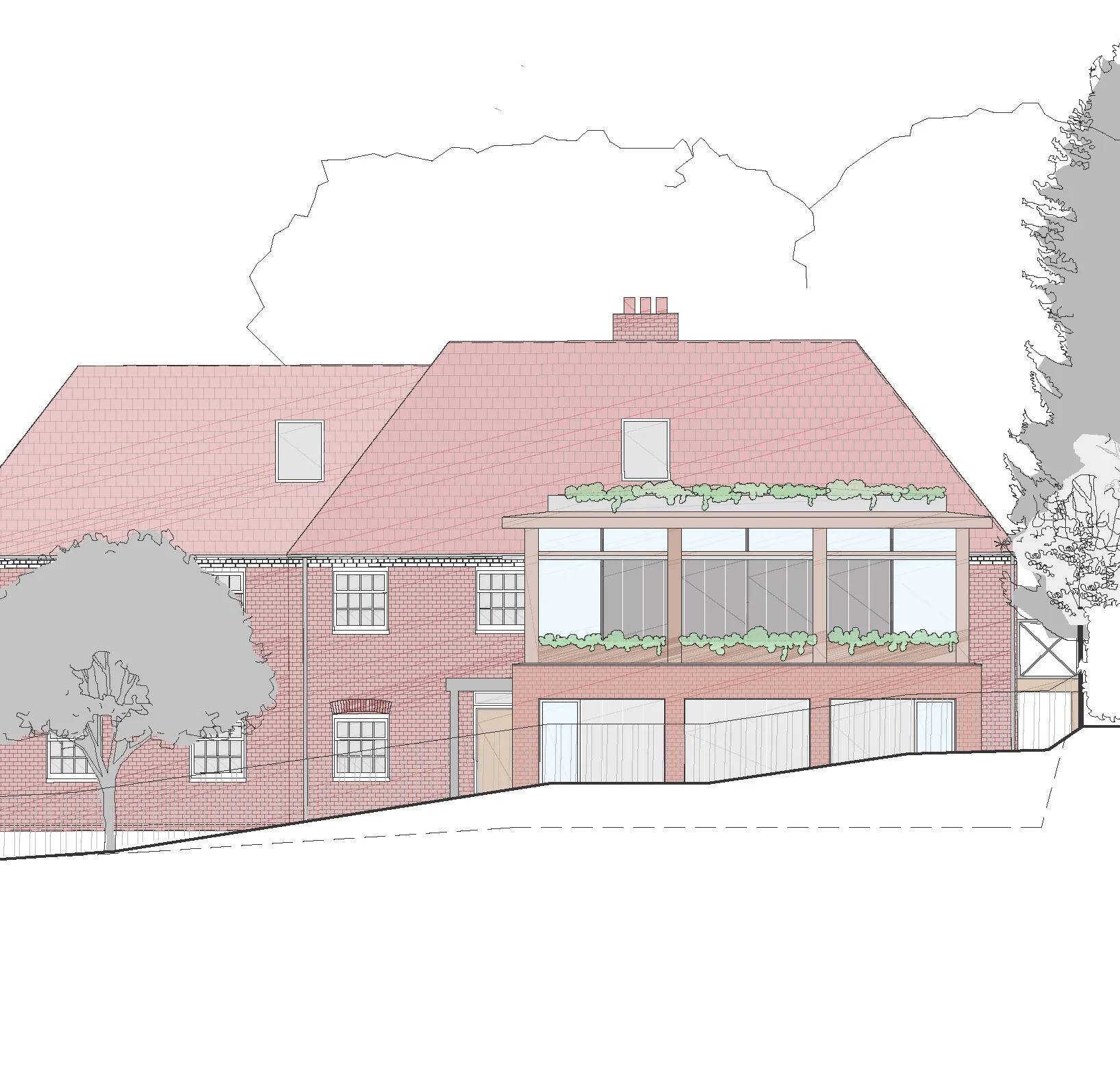 Commercial and flats, Mercers Tenterden, kent