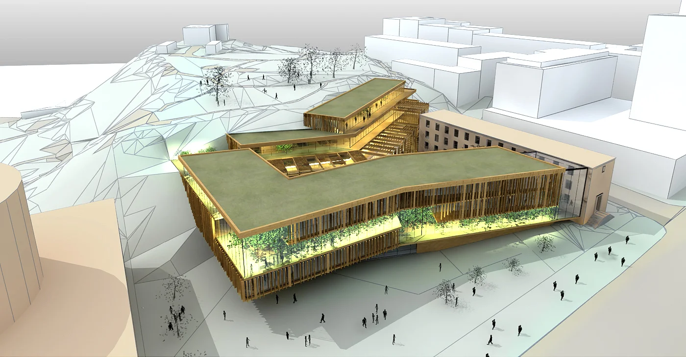 Competition - Stockholm Library 2007