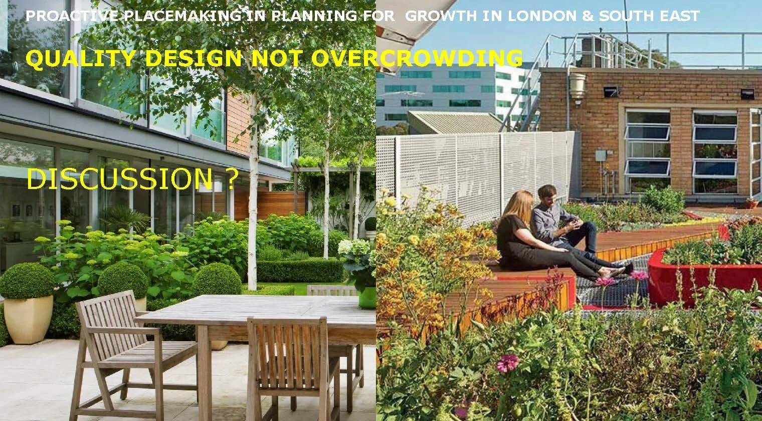 Design Quality not Overcrowding, Gary Young