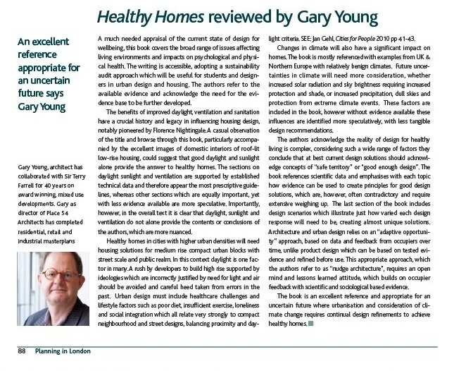 Book Review of Healthy Homes by Gary Young