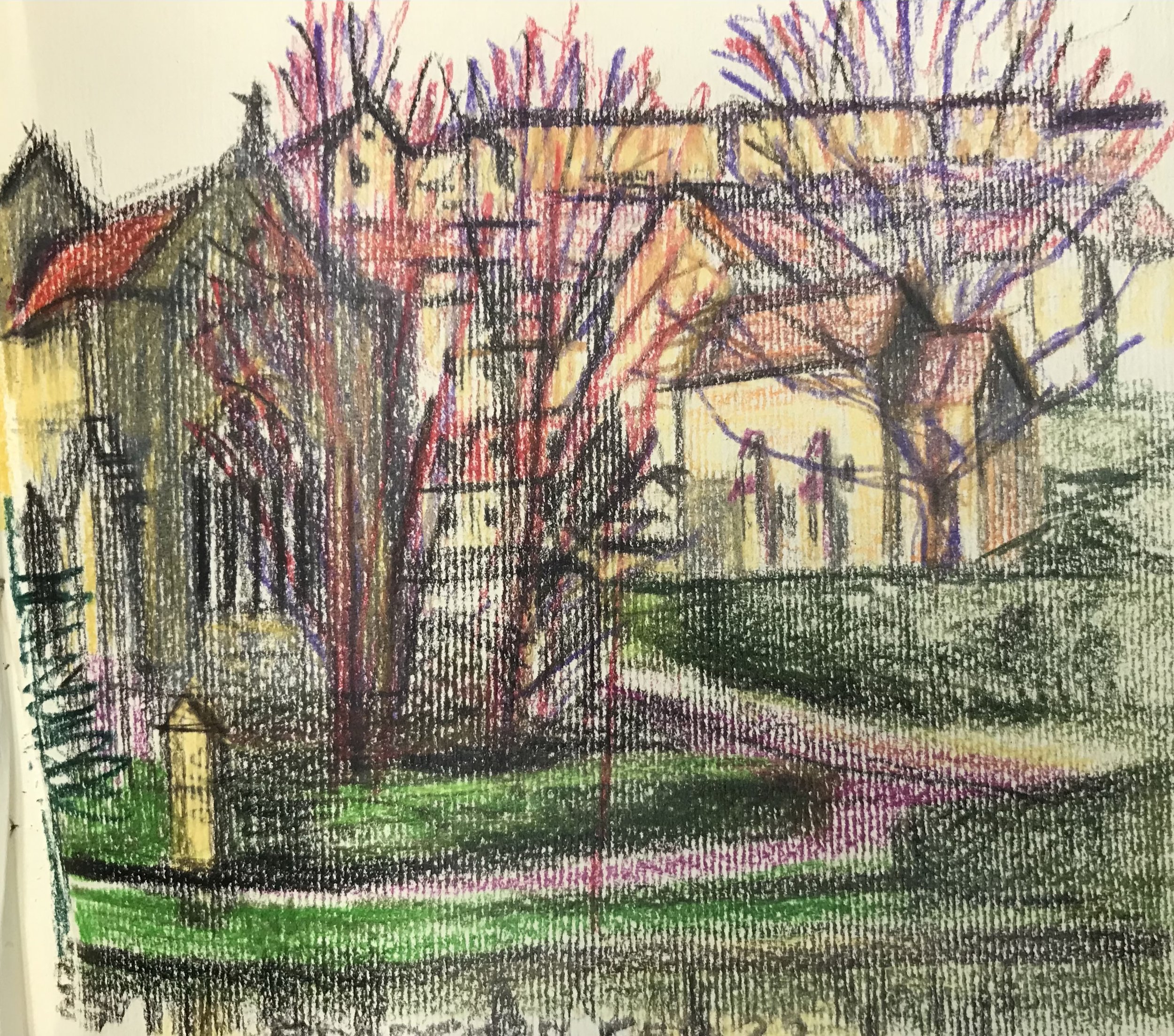  Sketching Bradford on Avon UK