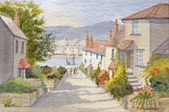 country scene - watercolour