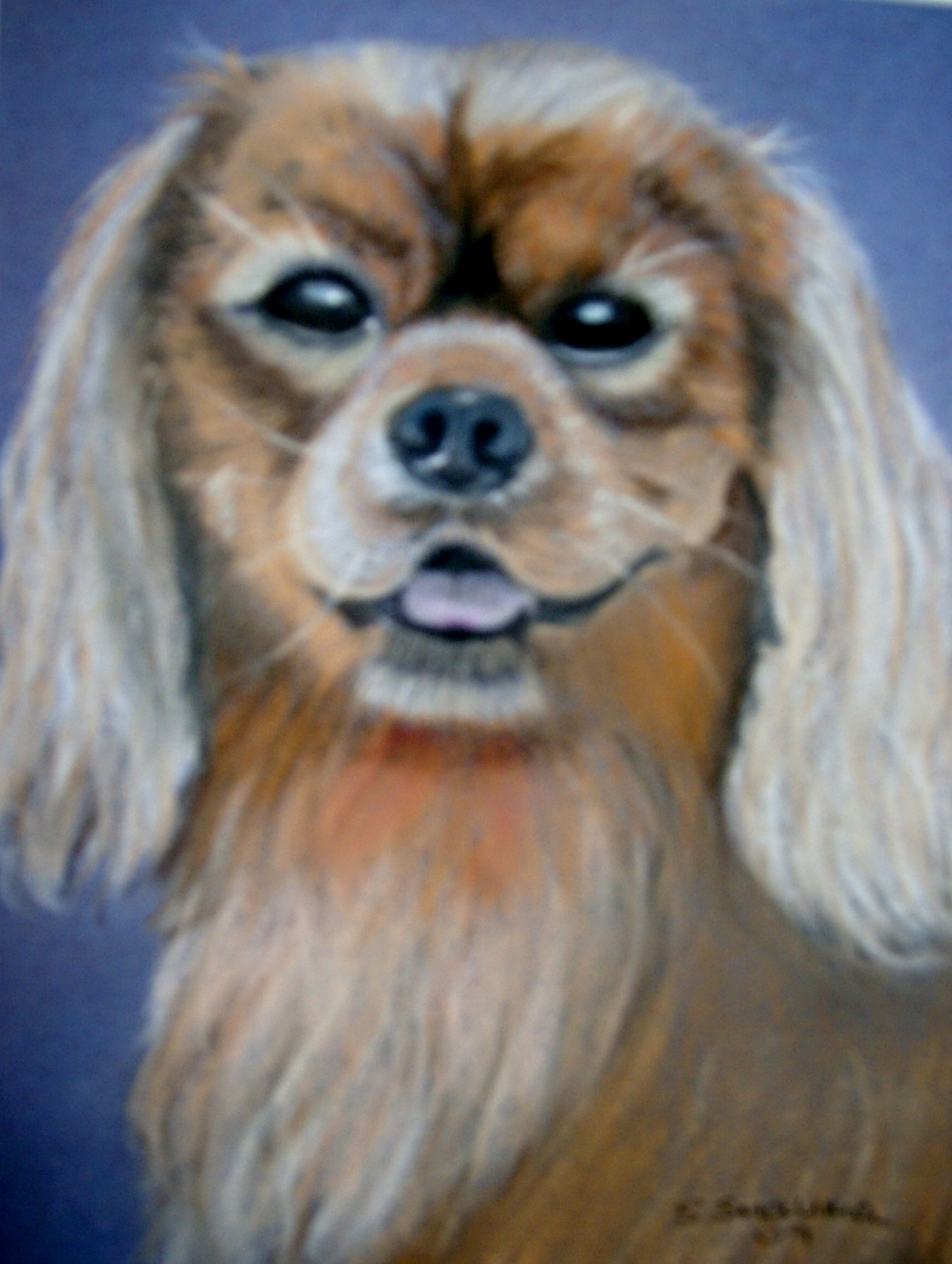 Dog - pastel