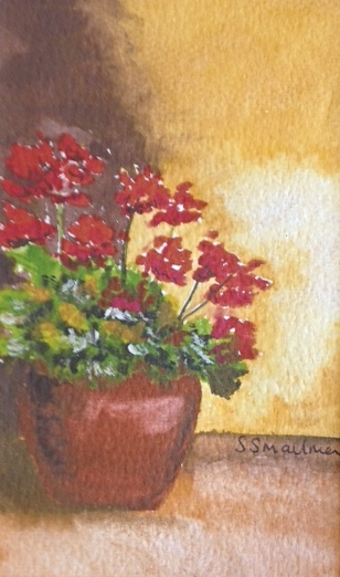 Flowers mixed media
