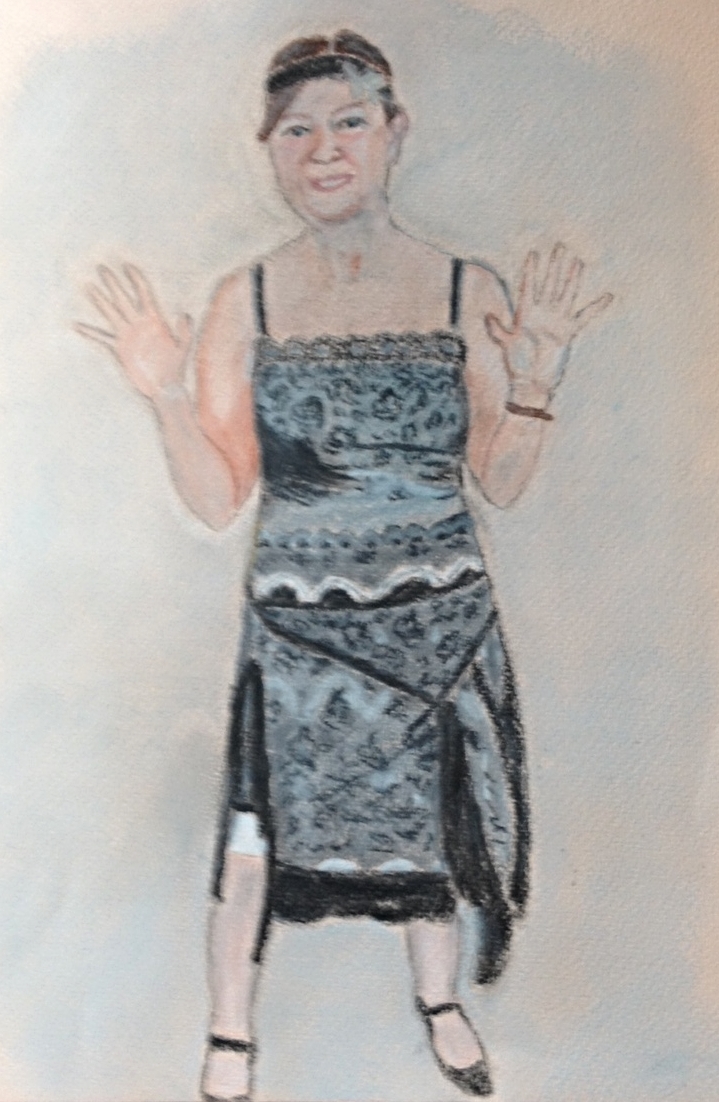 Diane in pastel