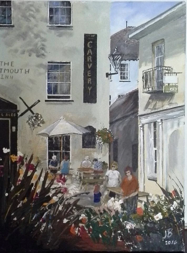 Plymouth scene-acrylic