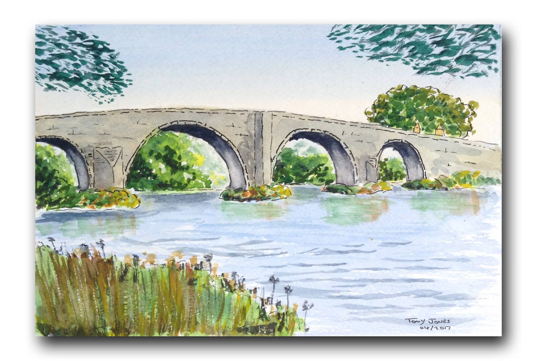 Watercolour.
