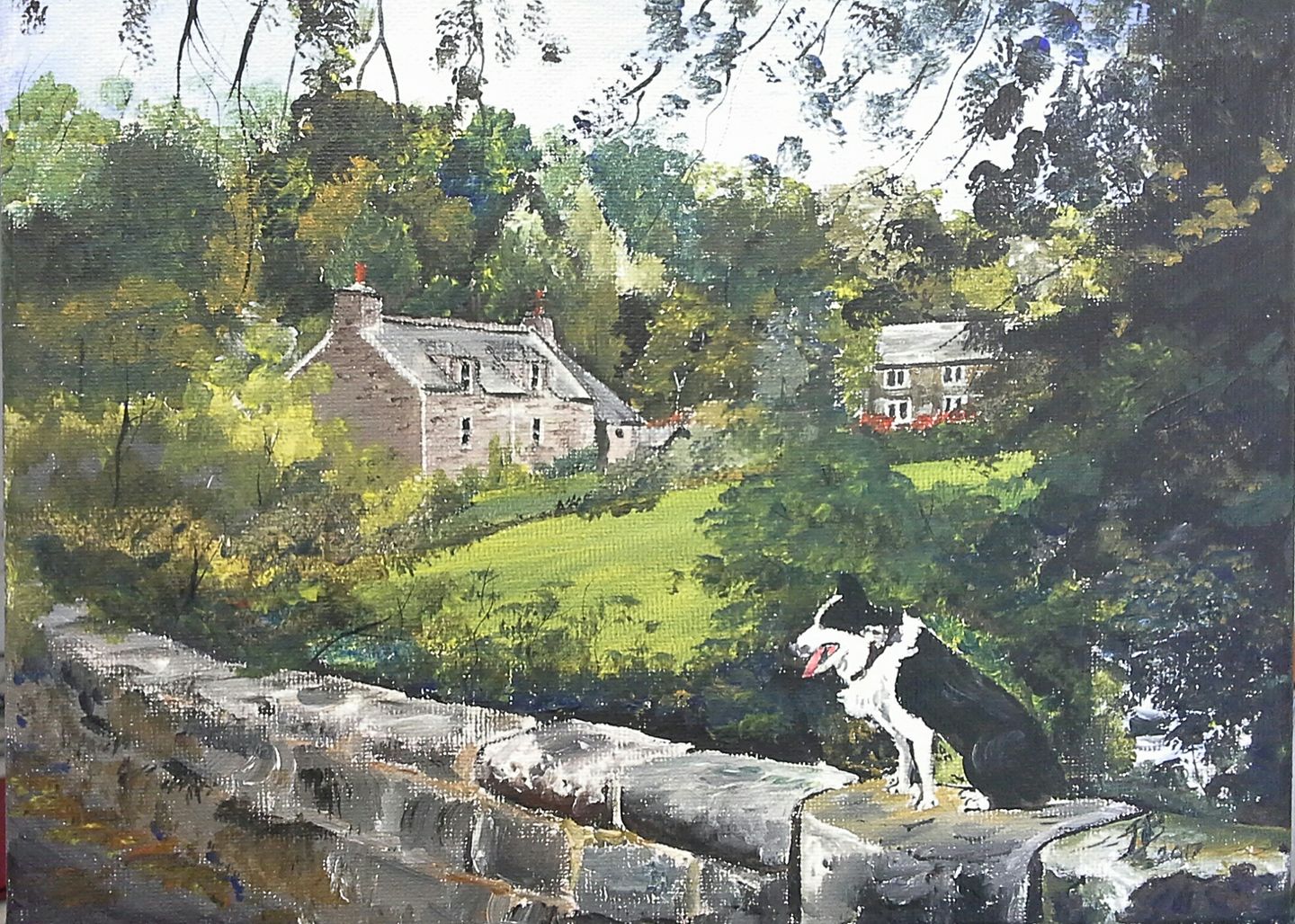 Janet B dog on a wall.jpg