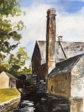 Watermill-acrylic