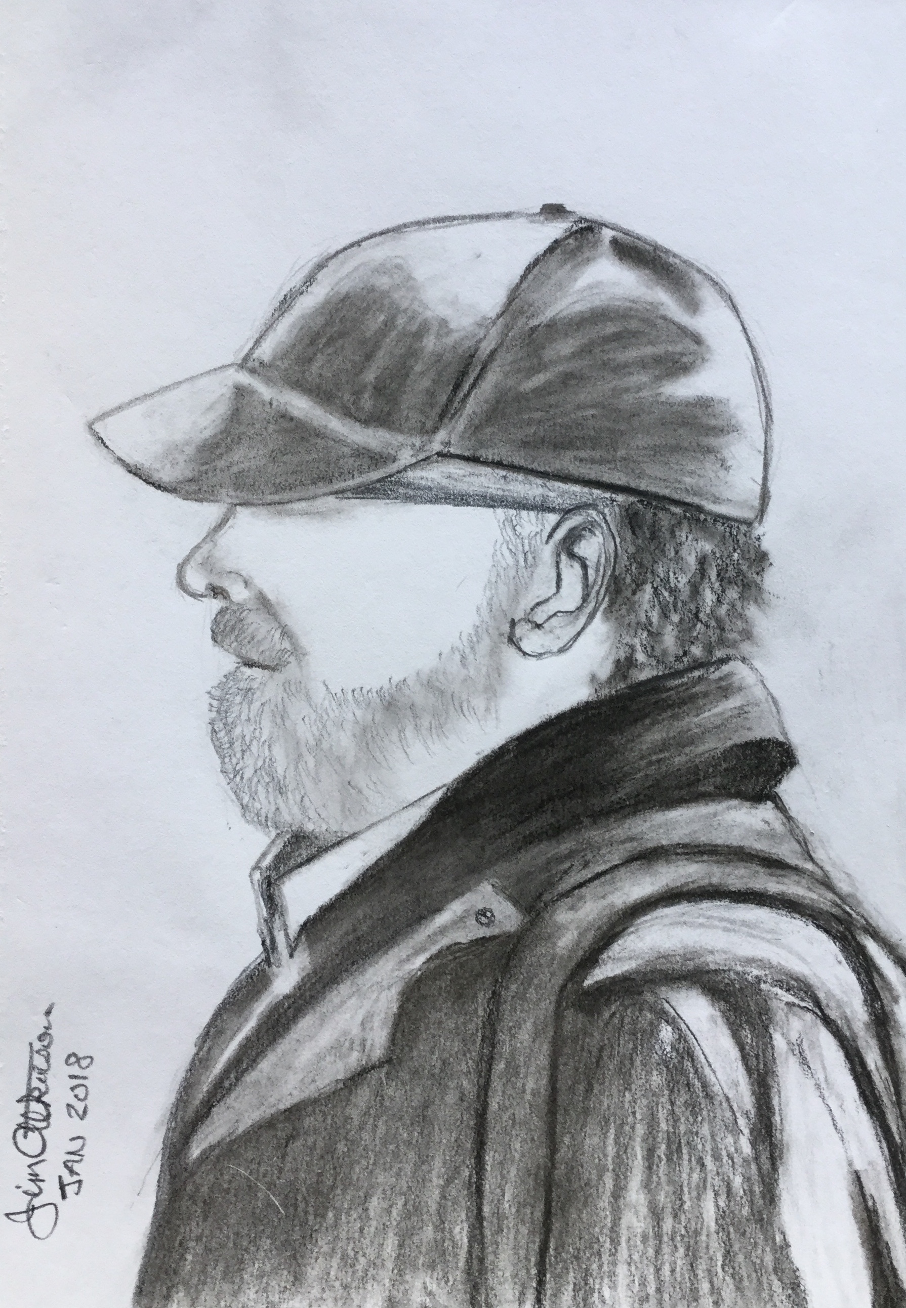 portrait - charcoal.