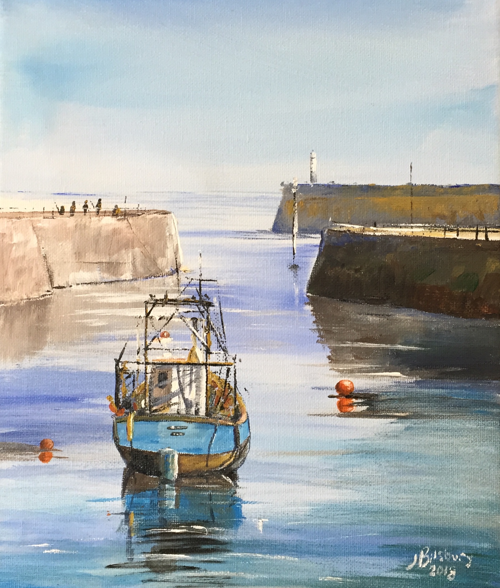 The Harbour - Acrylic.
