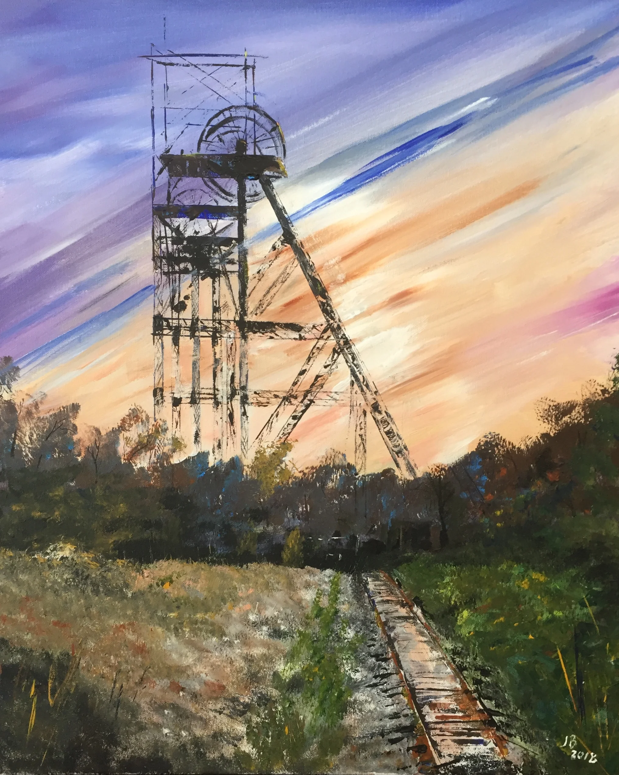 Astley Mine - Acrylic.
