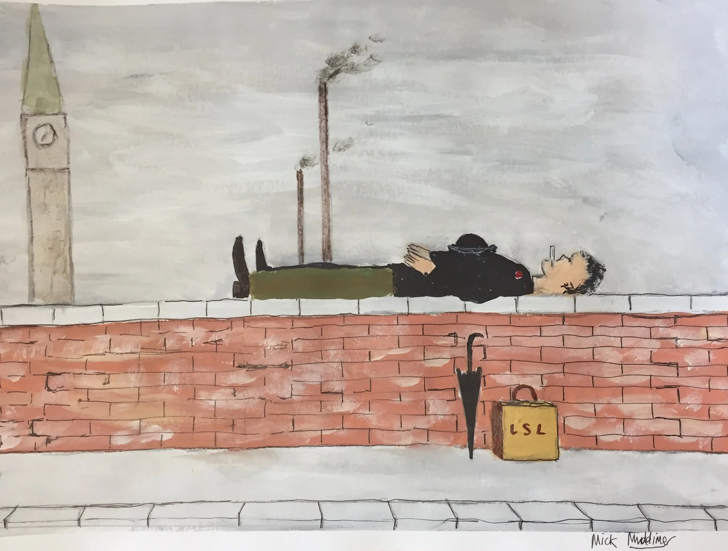 Lowry style - Acrylic