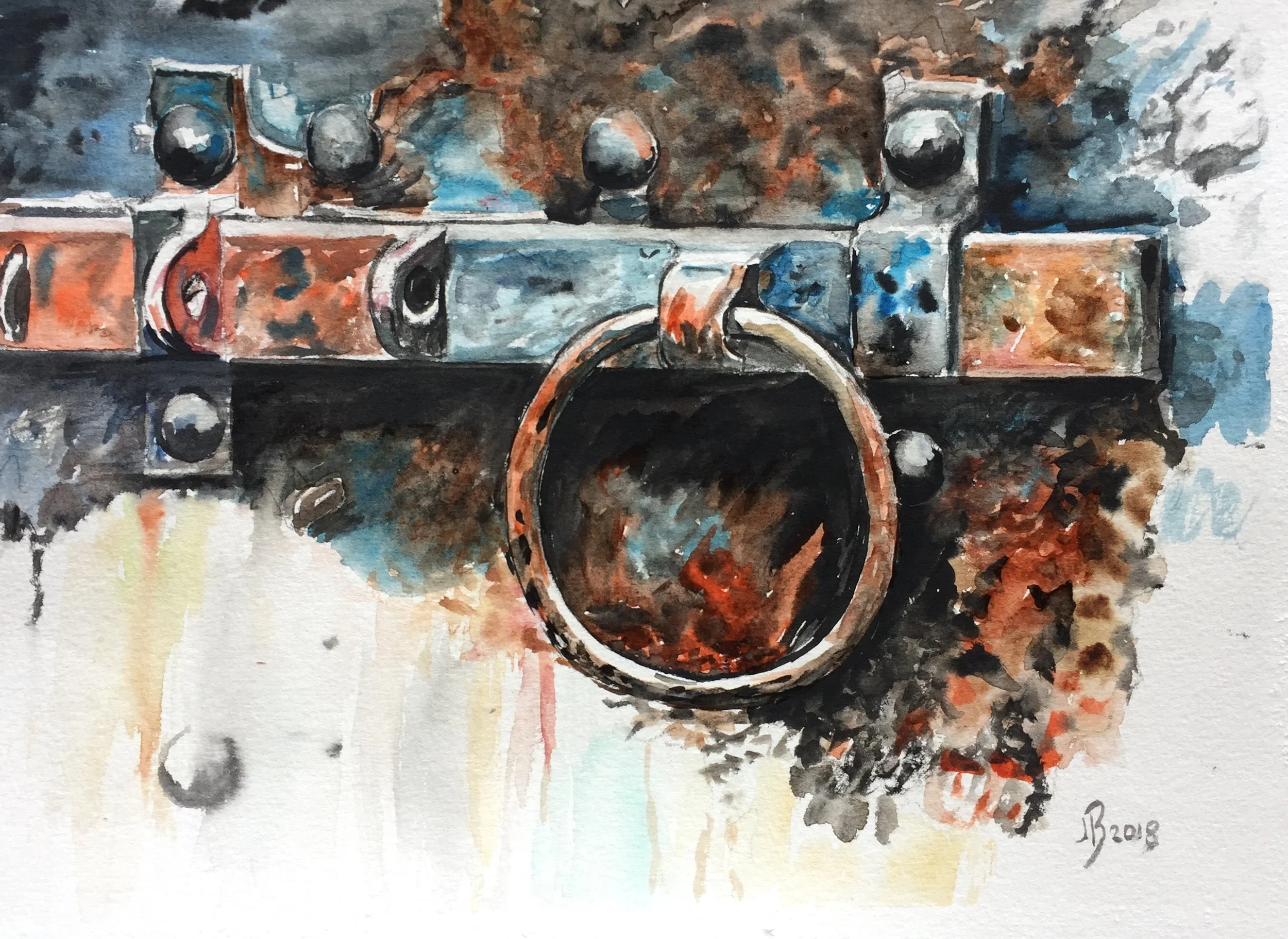 Rusty Latch - Acrylic.
