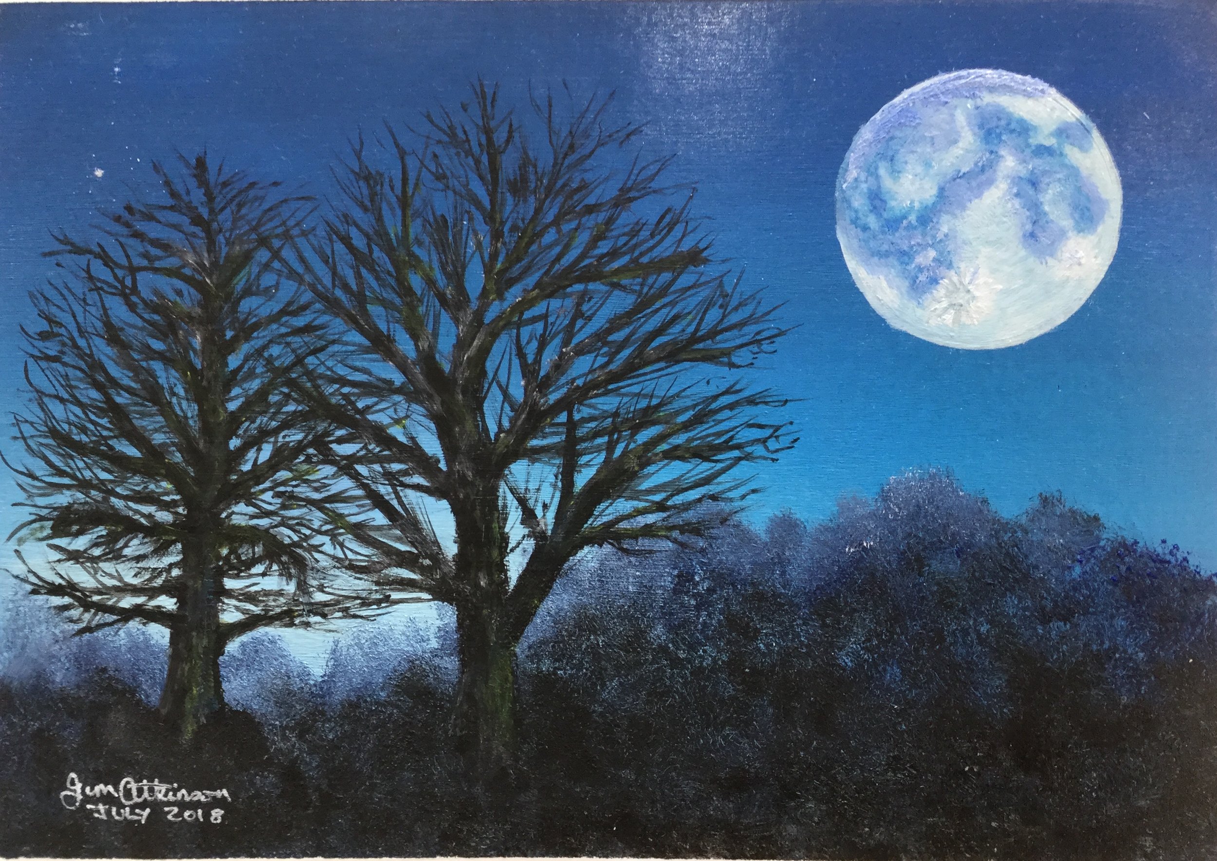 Blue moon - water based oil.