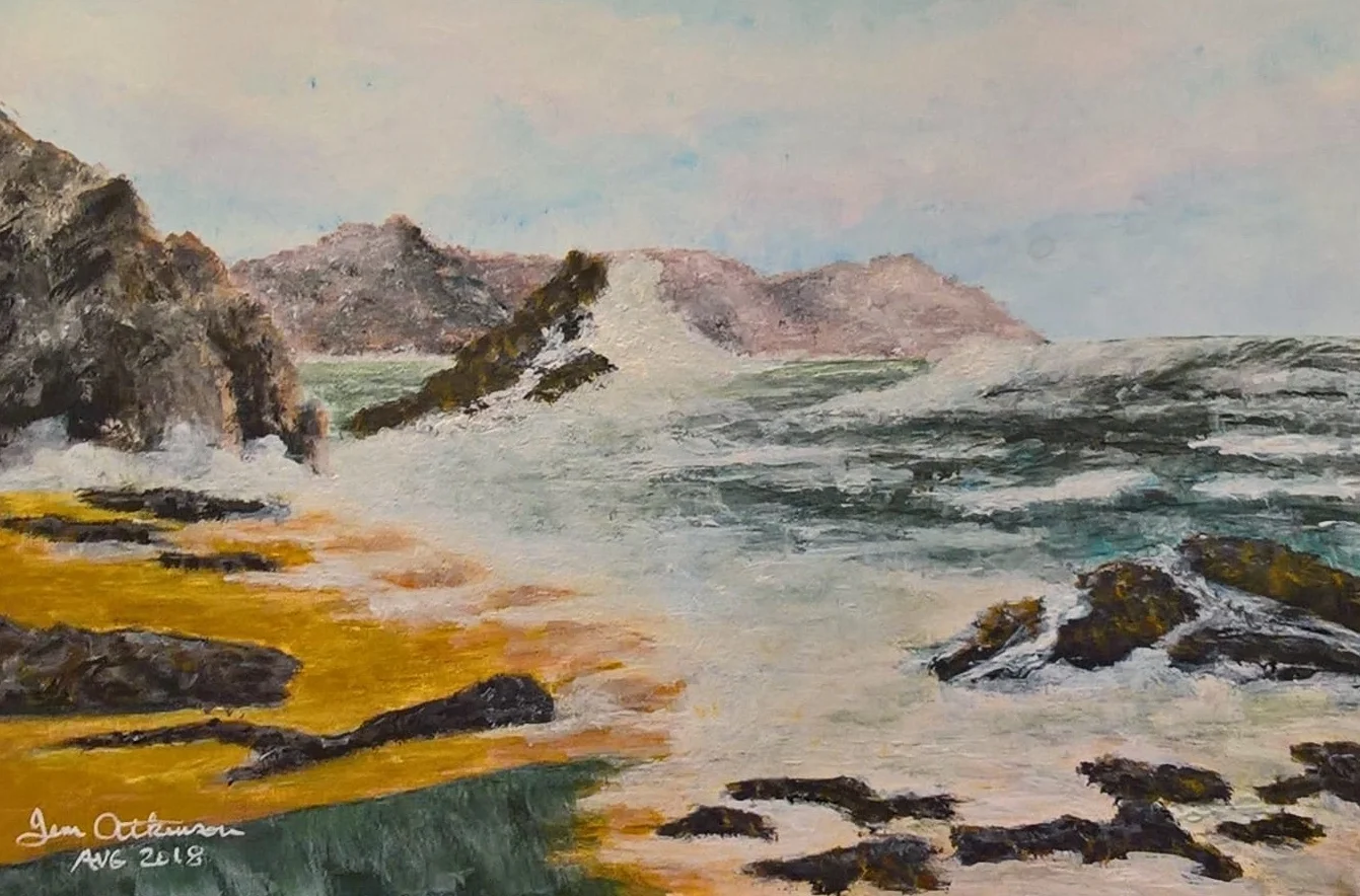 Stormy sea - Acrylic
