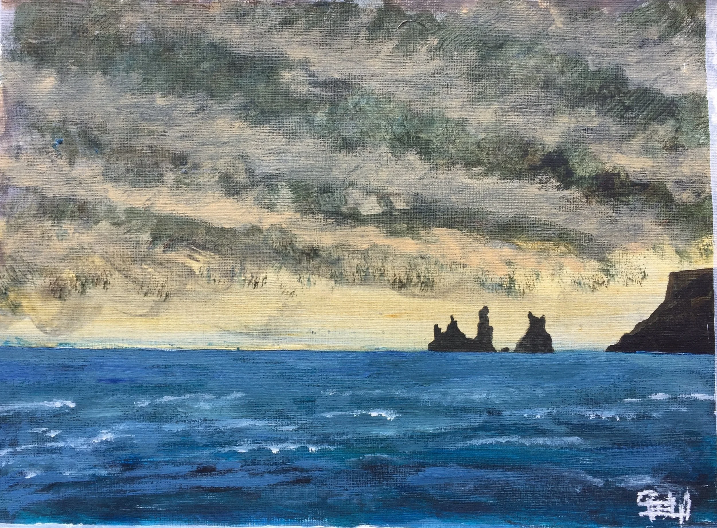 Near Vik. Acrylic.