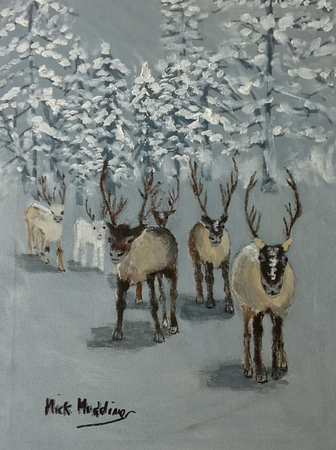 Were is Santa - Acrylic.