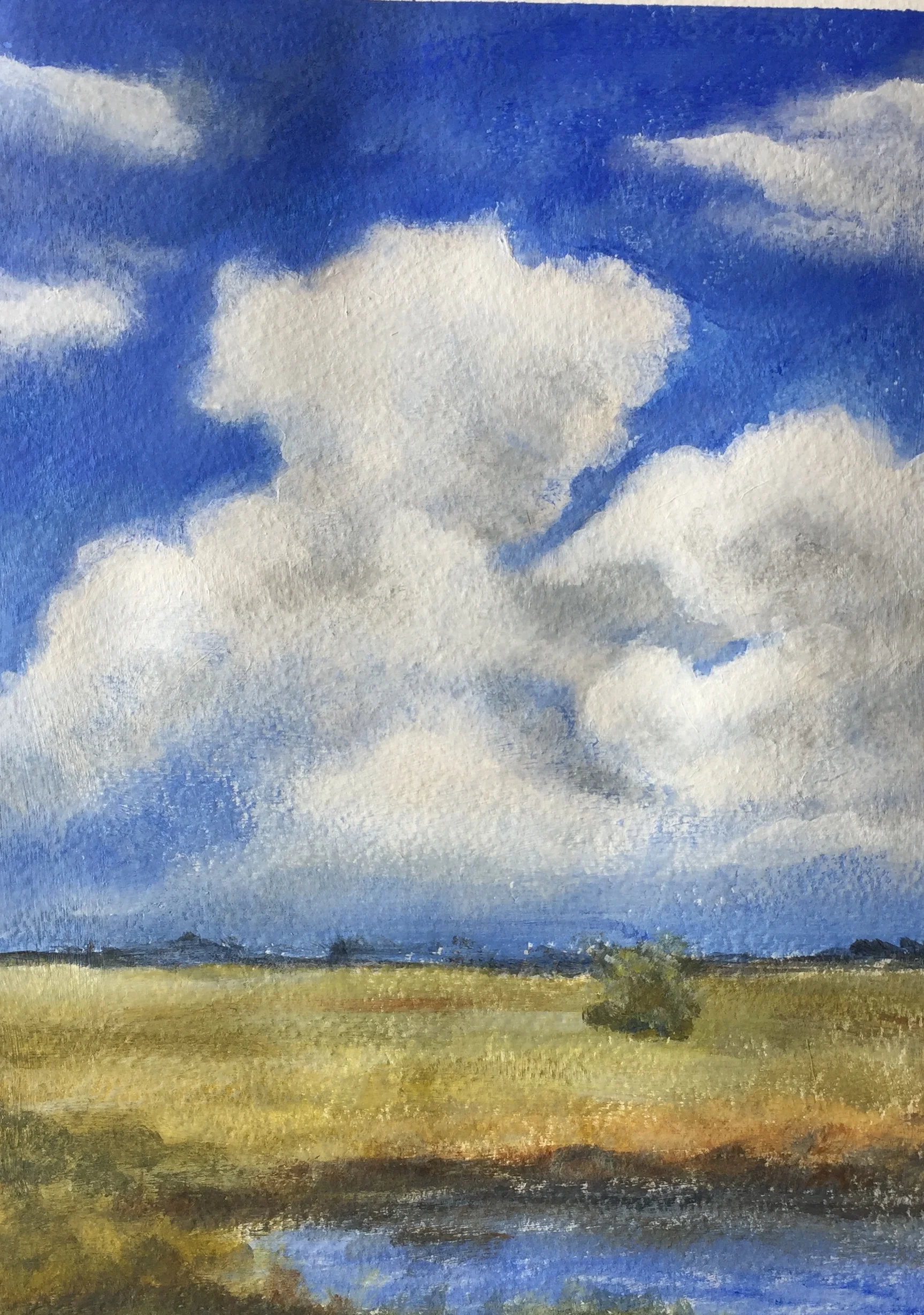 Cloudy day - Acrylic.