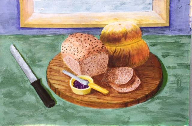 Lunch-acrylic