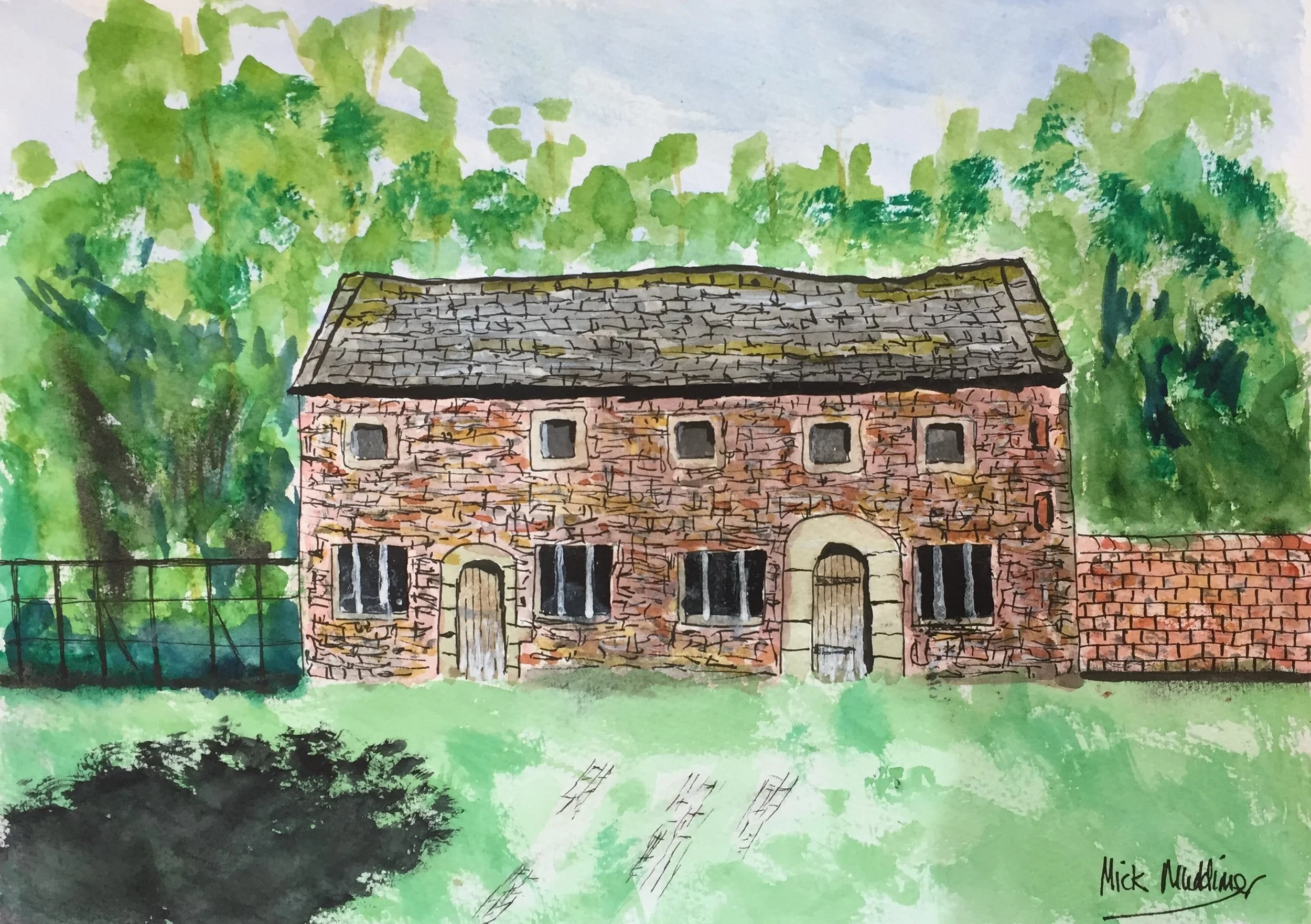 Farm house - Acrylic.