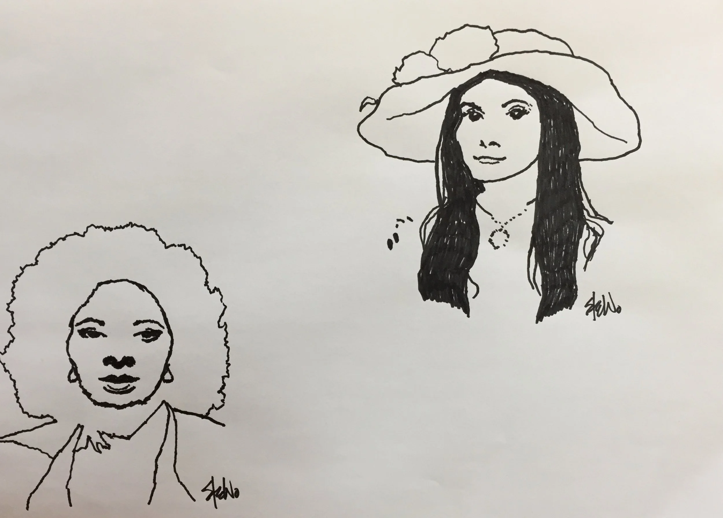 Head study - Pen.