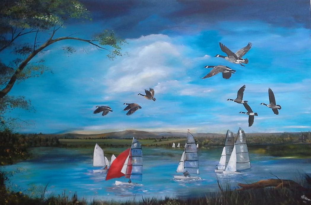 Sailing - Acrylic.