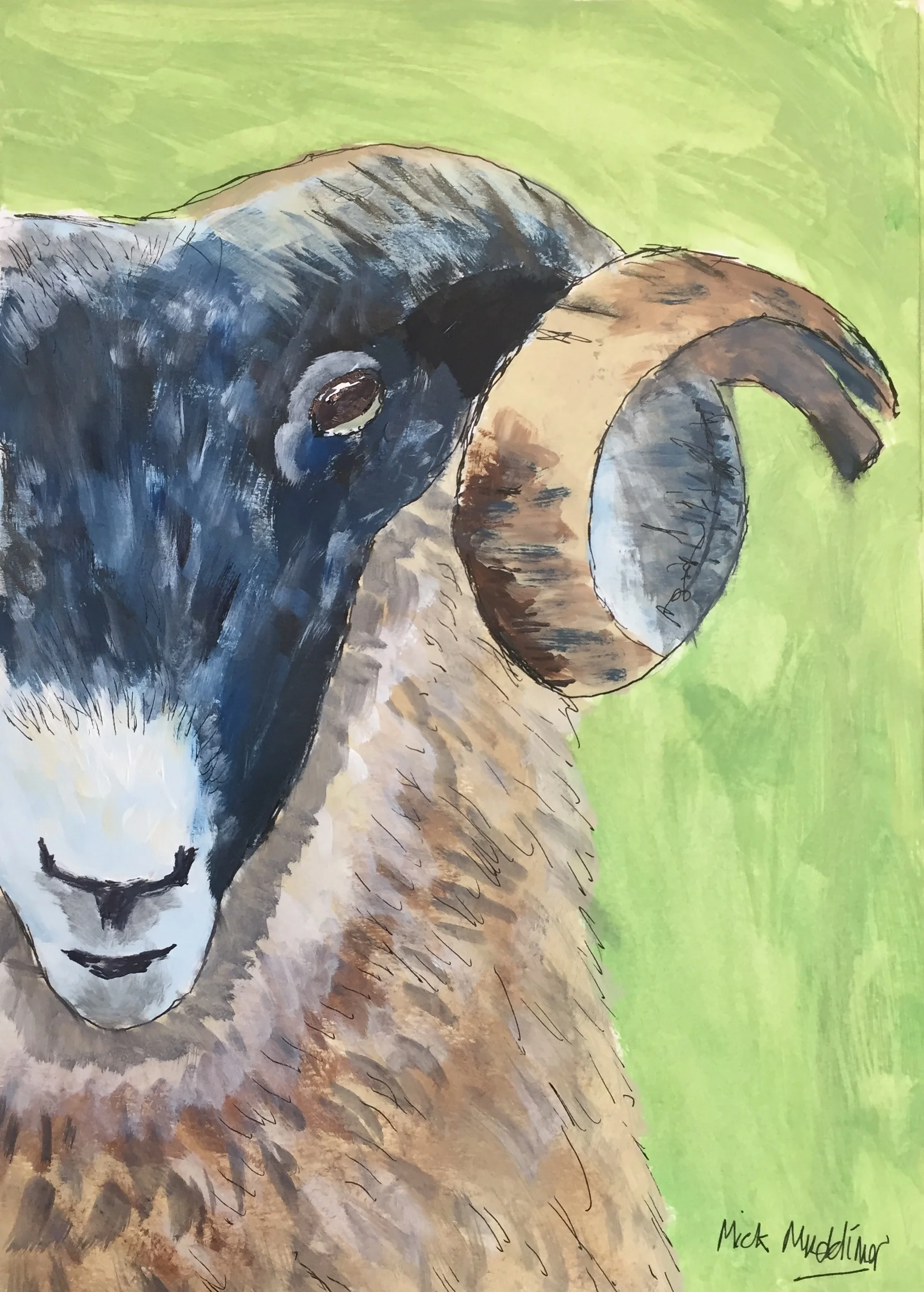 Keeping an eye on you - Acrylic.