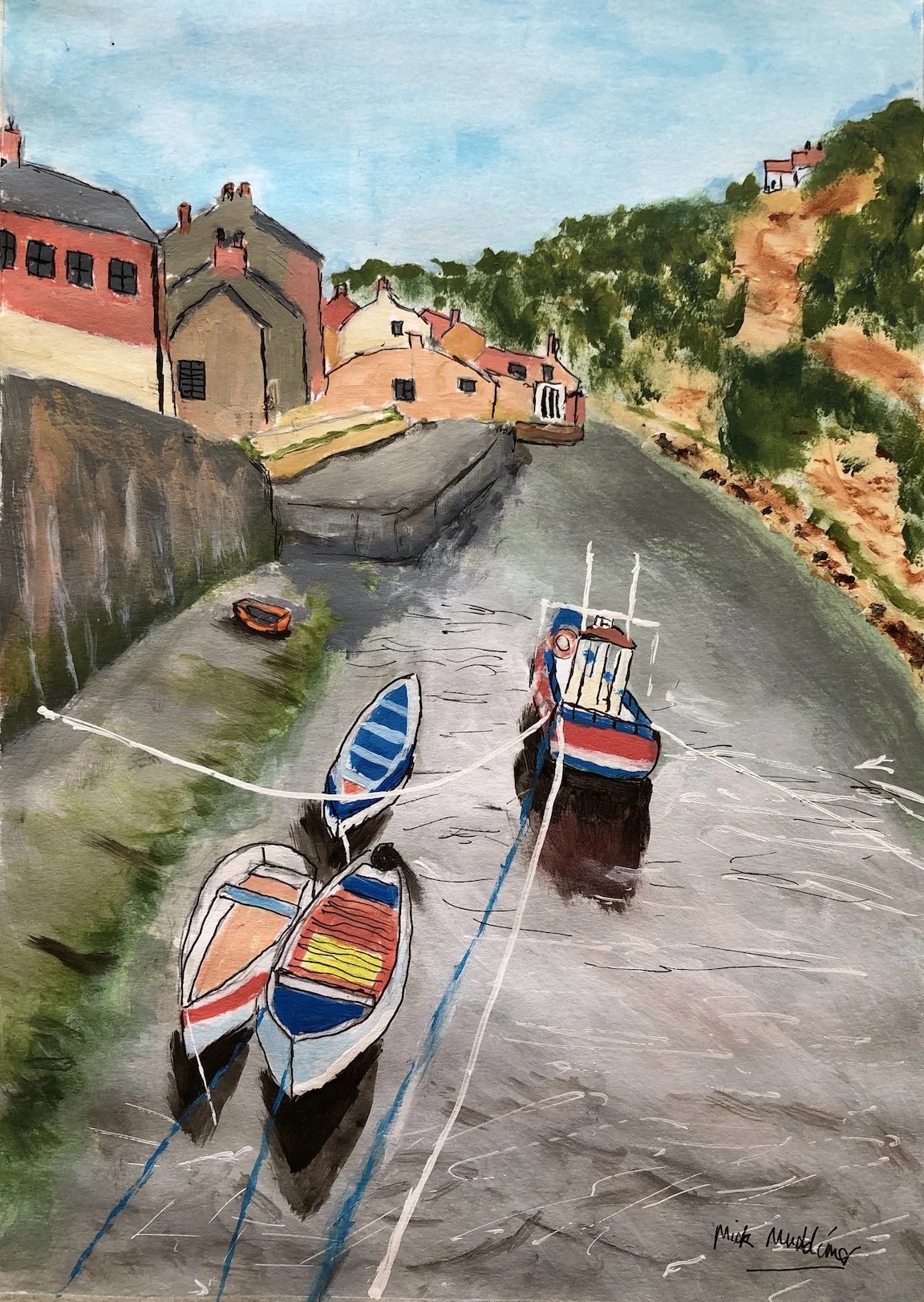 Tide's out - Acrylic.