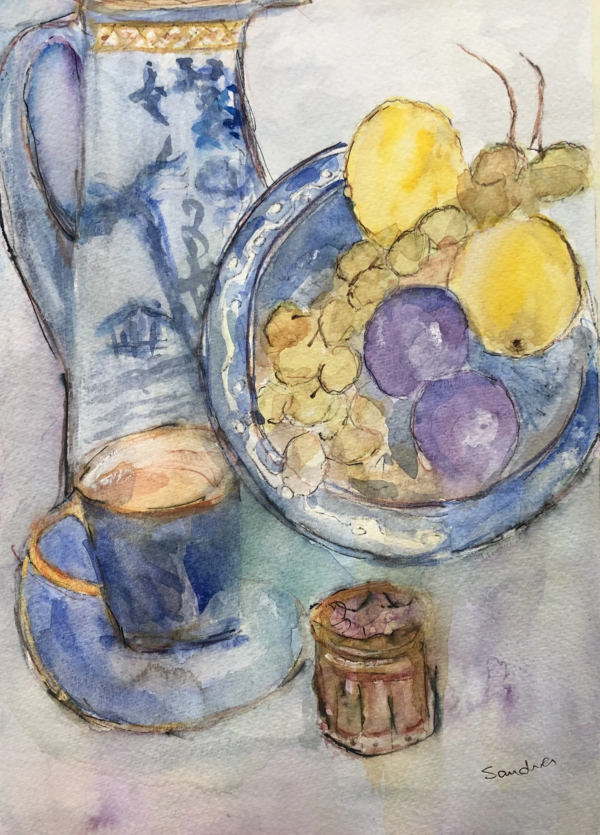 The Blue period - Acrylic.