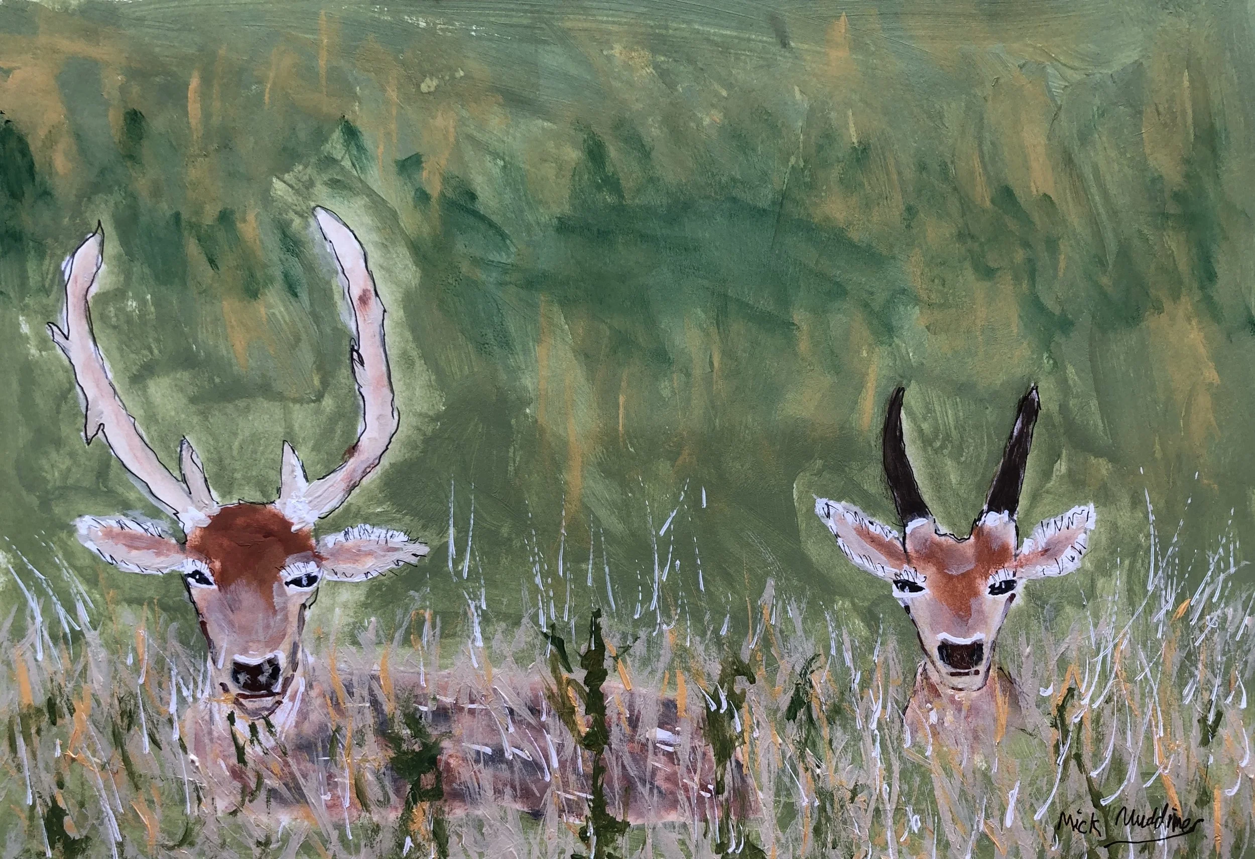 Here's looking at you - Acrylic.
