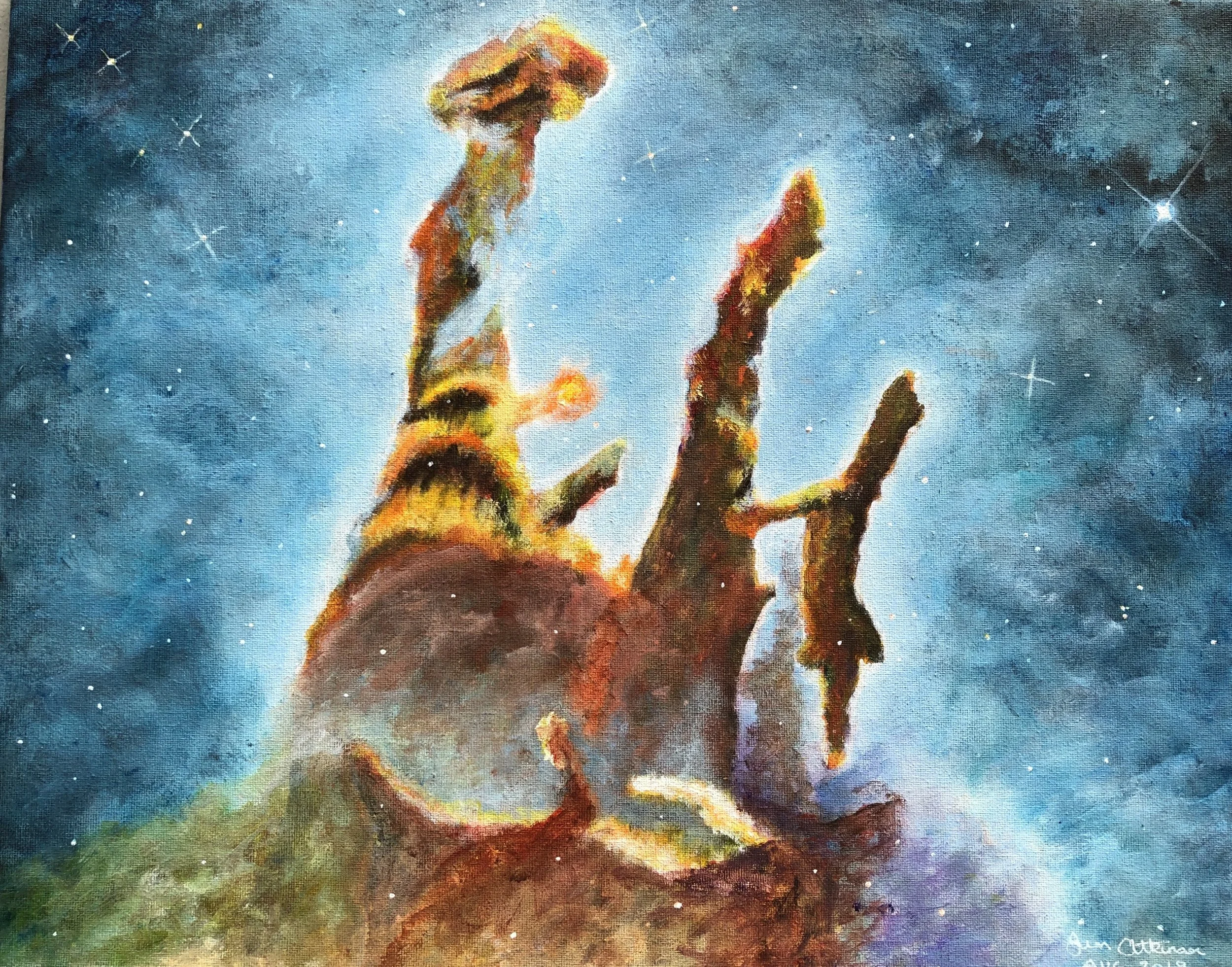 Pillars of Creation - Acrylic.