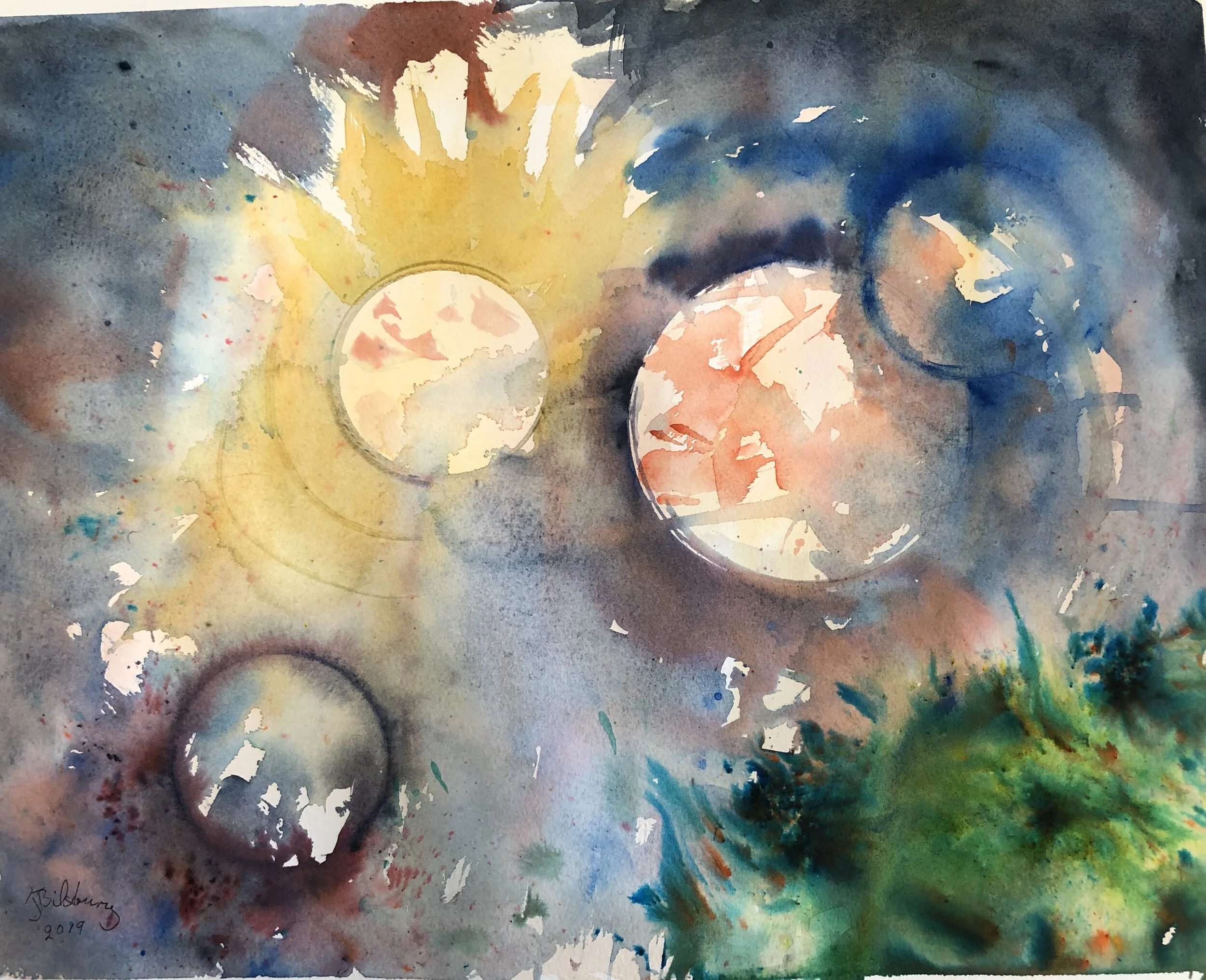 The planets - Acrylic.