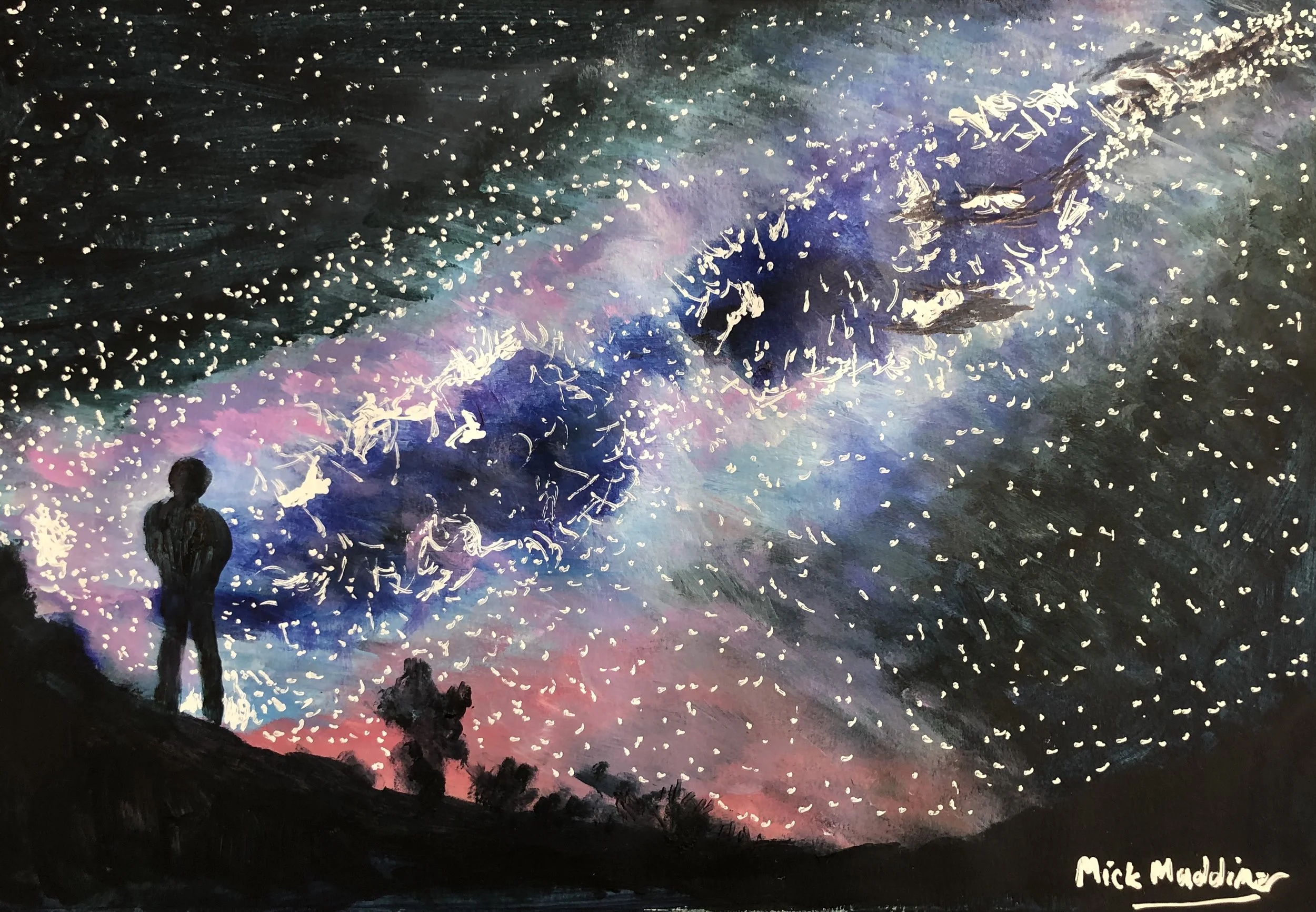 Night Sky - Acrylic.
