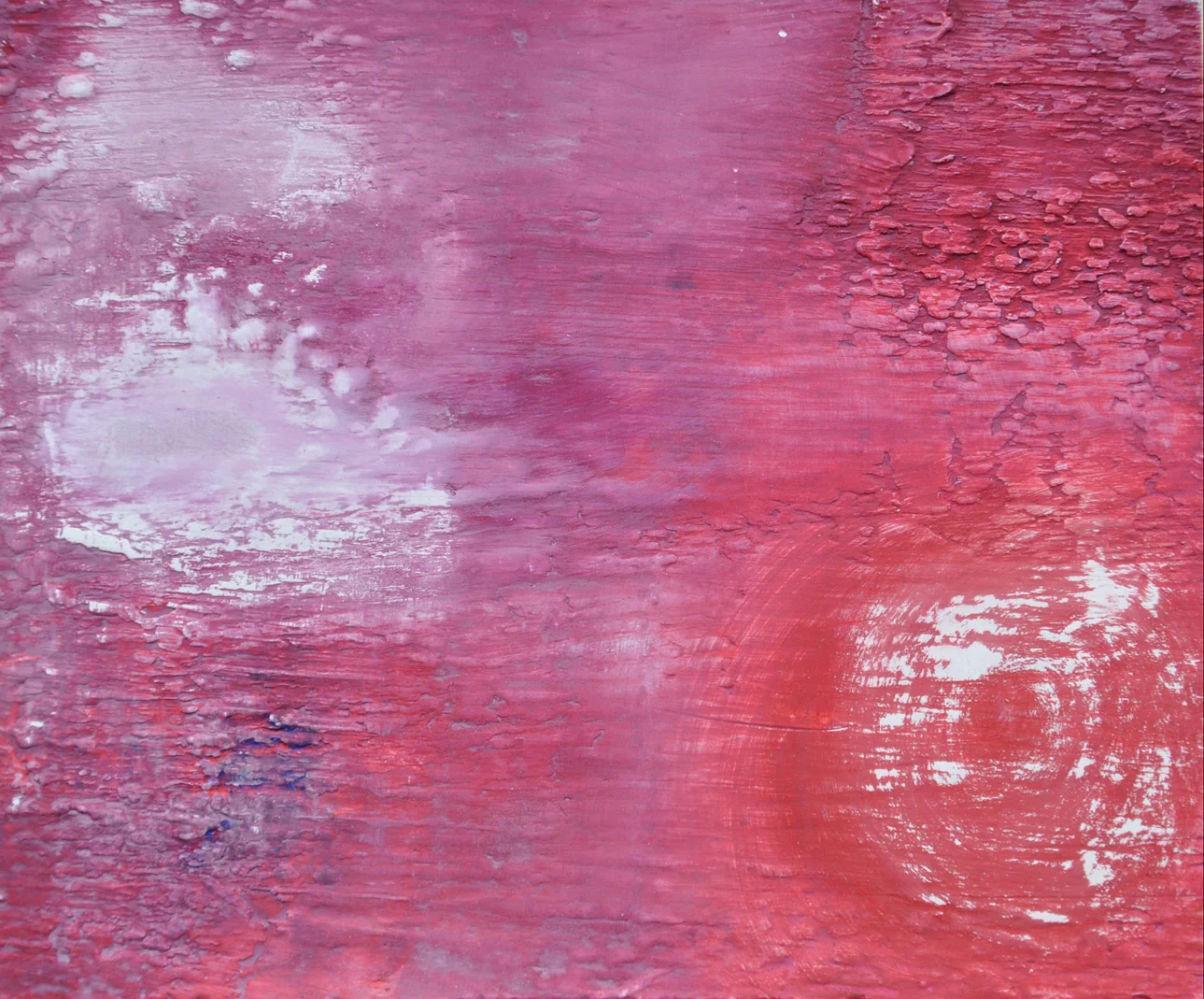   Cerulean Trickles III   Egg tempera on gesso board  18 x 15 cm, 2013. 