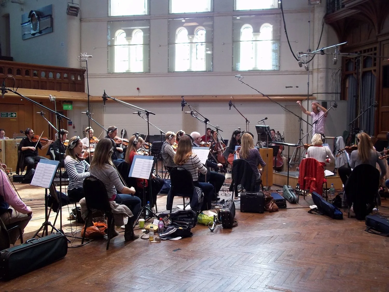 Recording an album at Air Studios, London