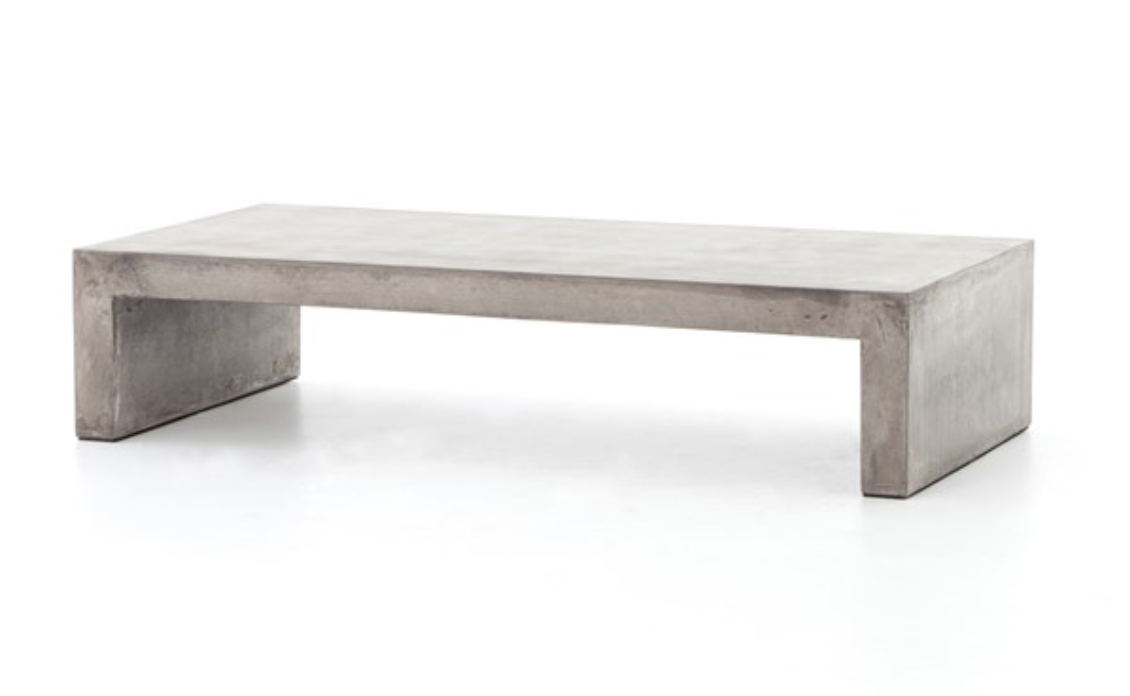 PARISH COFFEE TABLE-GREY CONCRETE