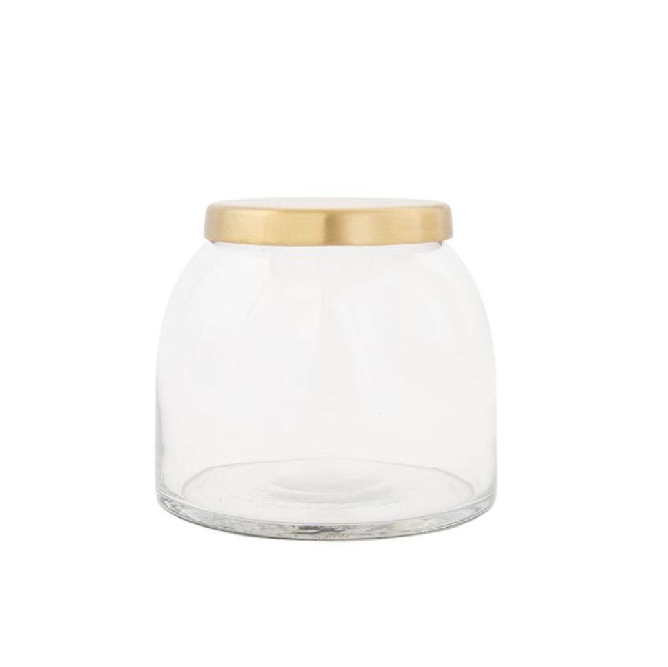 BRASS LIDDED JARS
