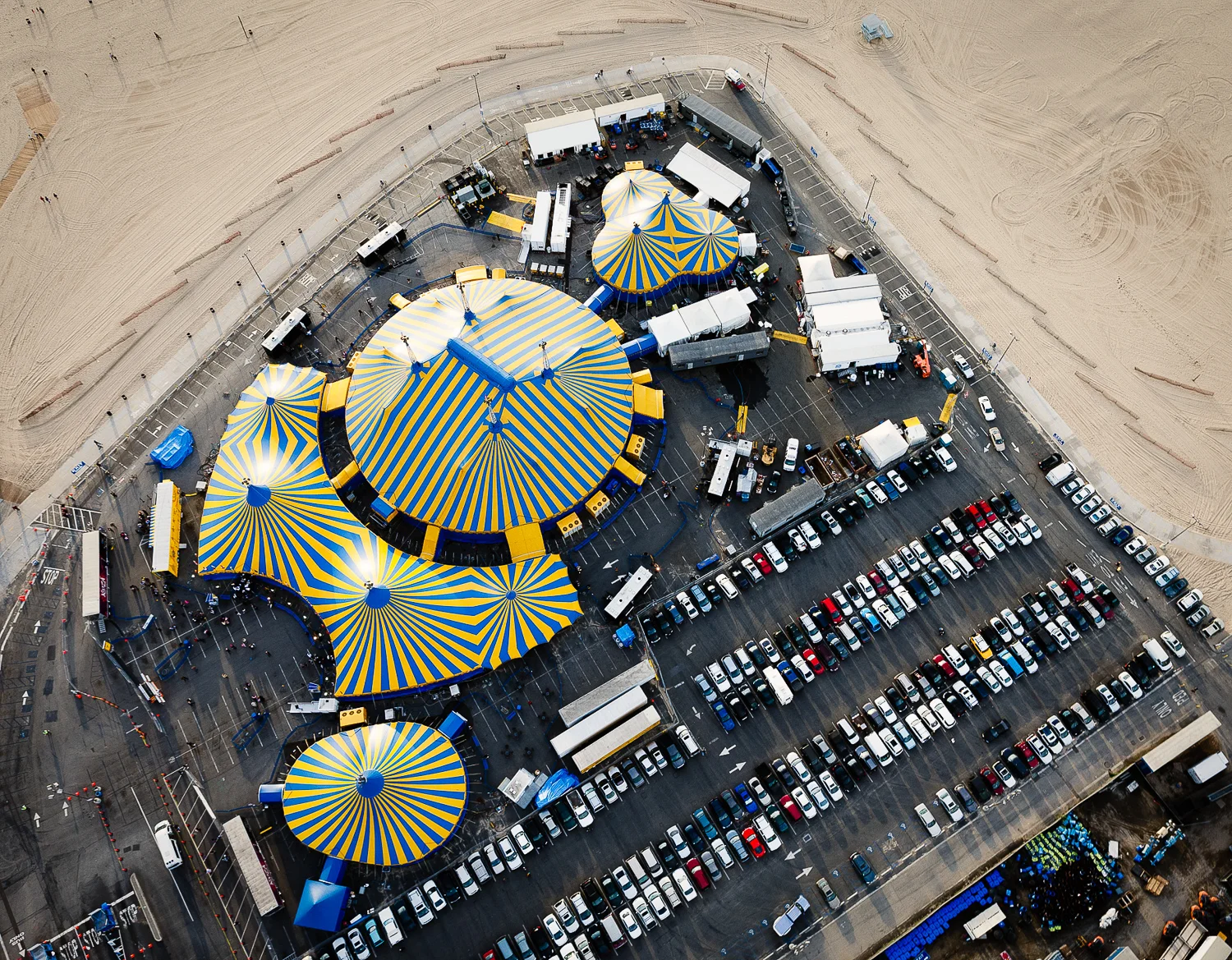 Aerial View of Cirque du Soleil