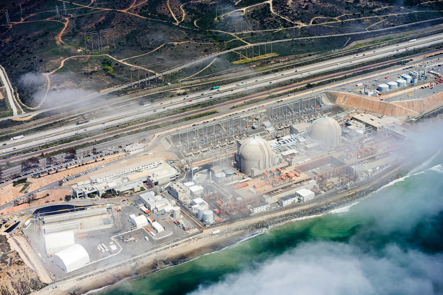 Aerial View of San Onofre Nuclear Generating Station