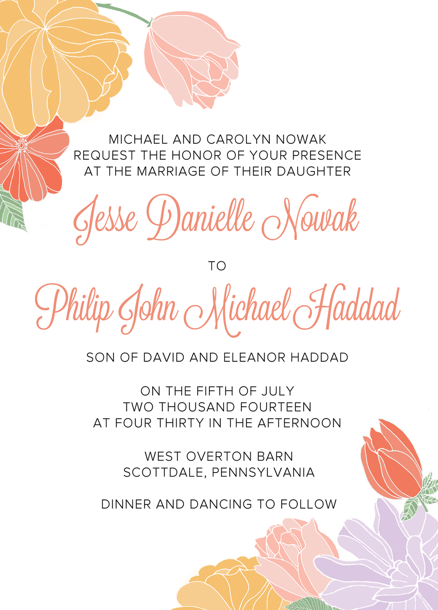 Wedding Invitation Design