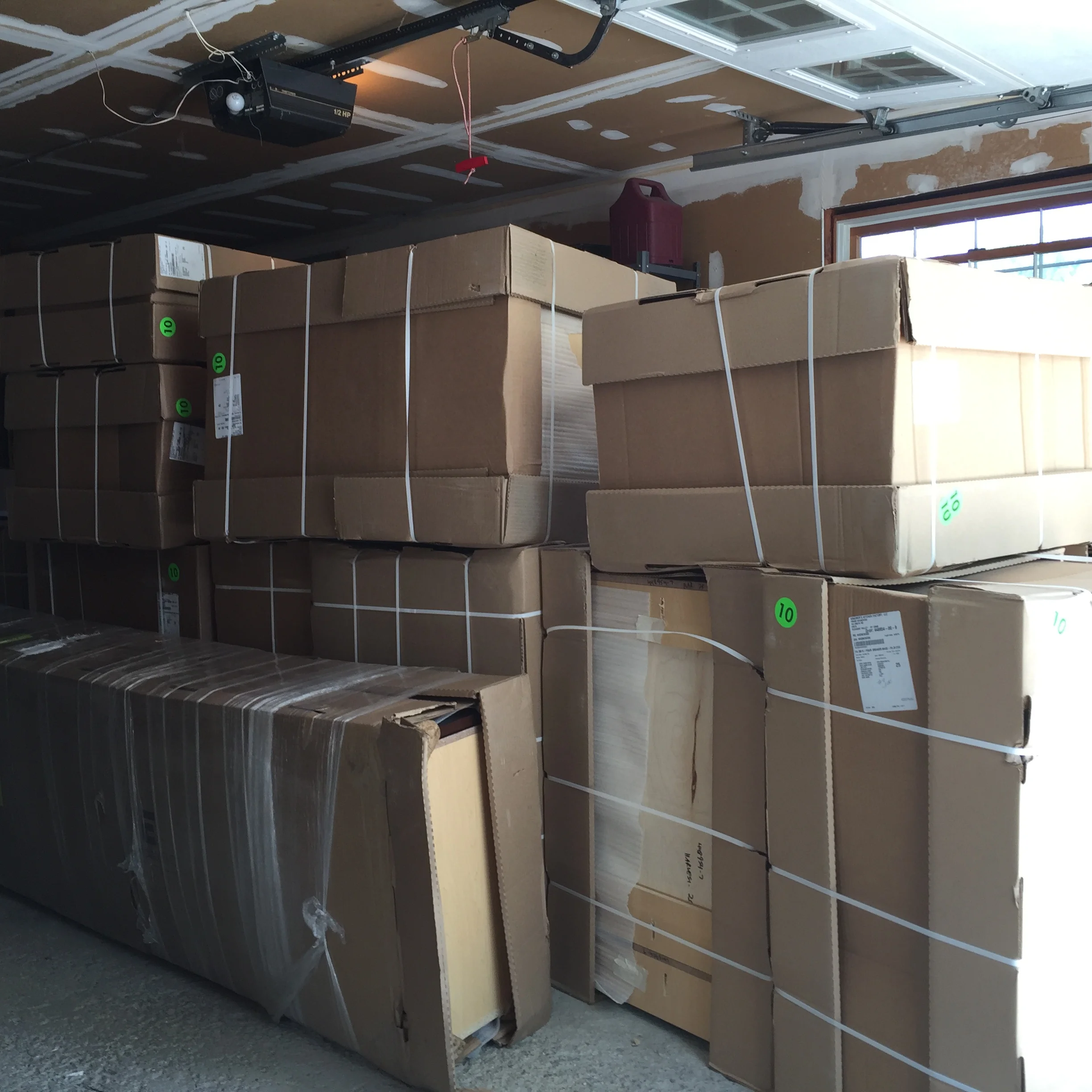 Cabinets loaded in the garage.jpeg