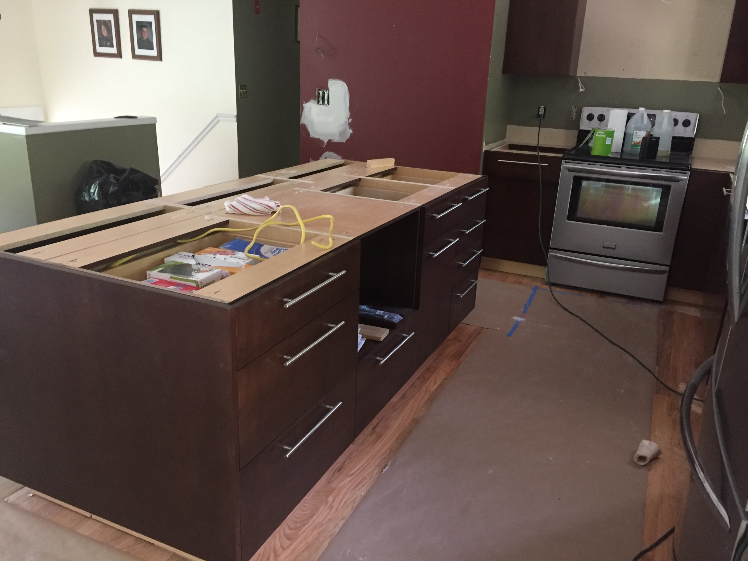 Handles added to the island.jpeg