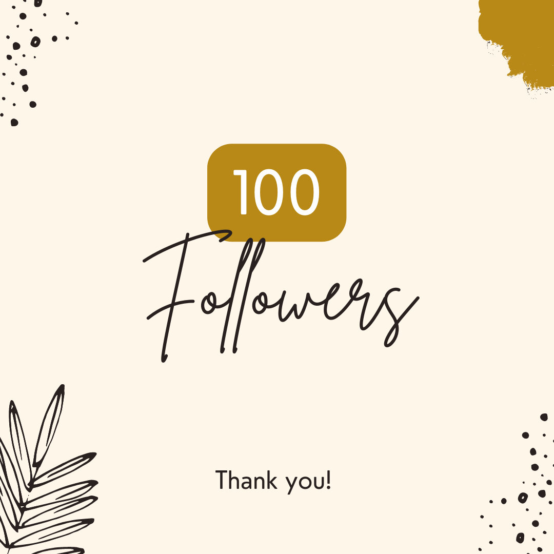 Double digits, baby! Thanks for helping us reach 100 followers and keepin' us motivated 🙌🏼 #Grateful #Milestone #Smallbusiness #Movingonup