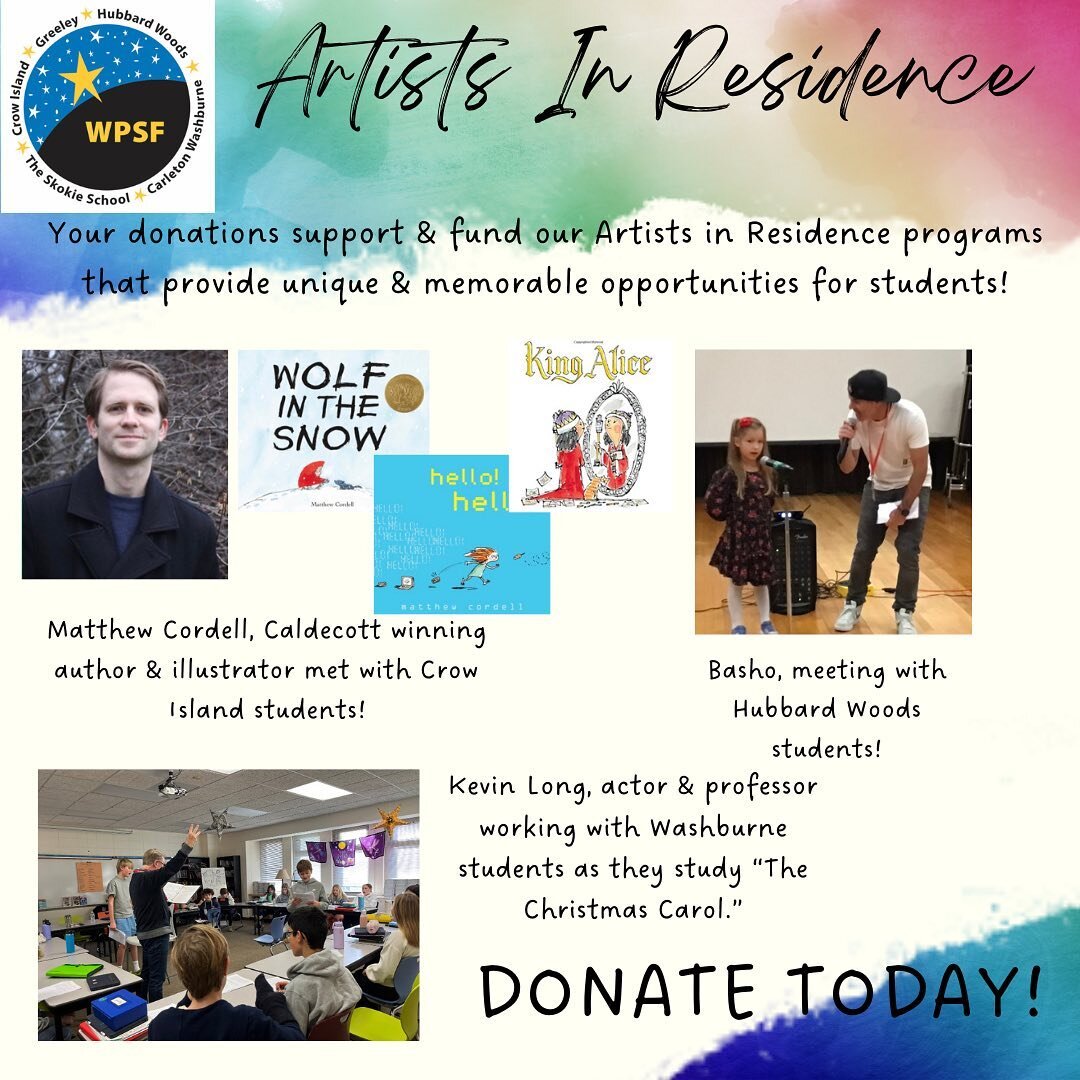 Check out some of the amazing talents and opportunities your donations provide to our Artists in Residence programming! BEAT THE CALL by March 10th and donate today! 🔗👆🏻