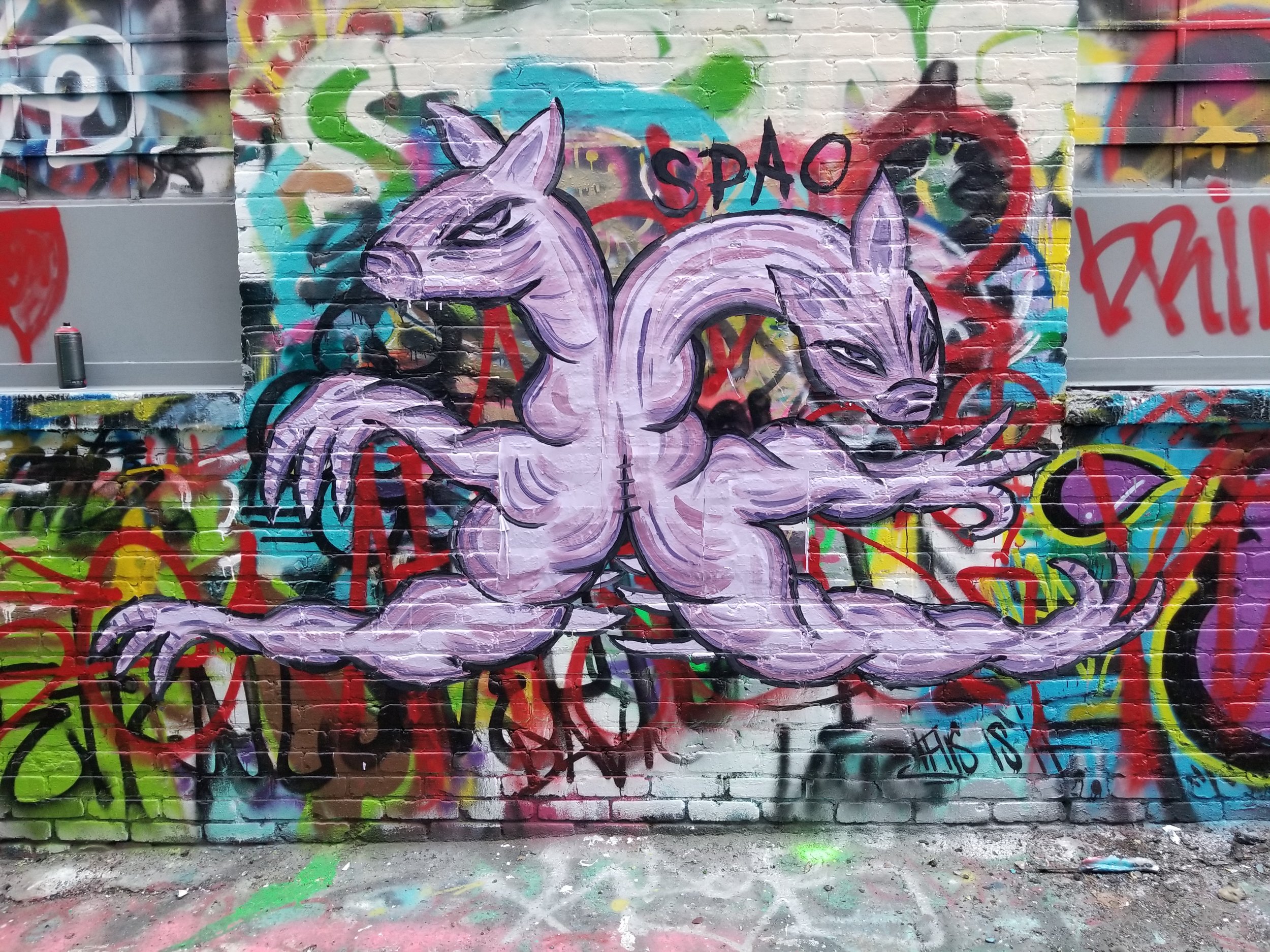 Graffiti Alley, Baltimore, MD, 2017