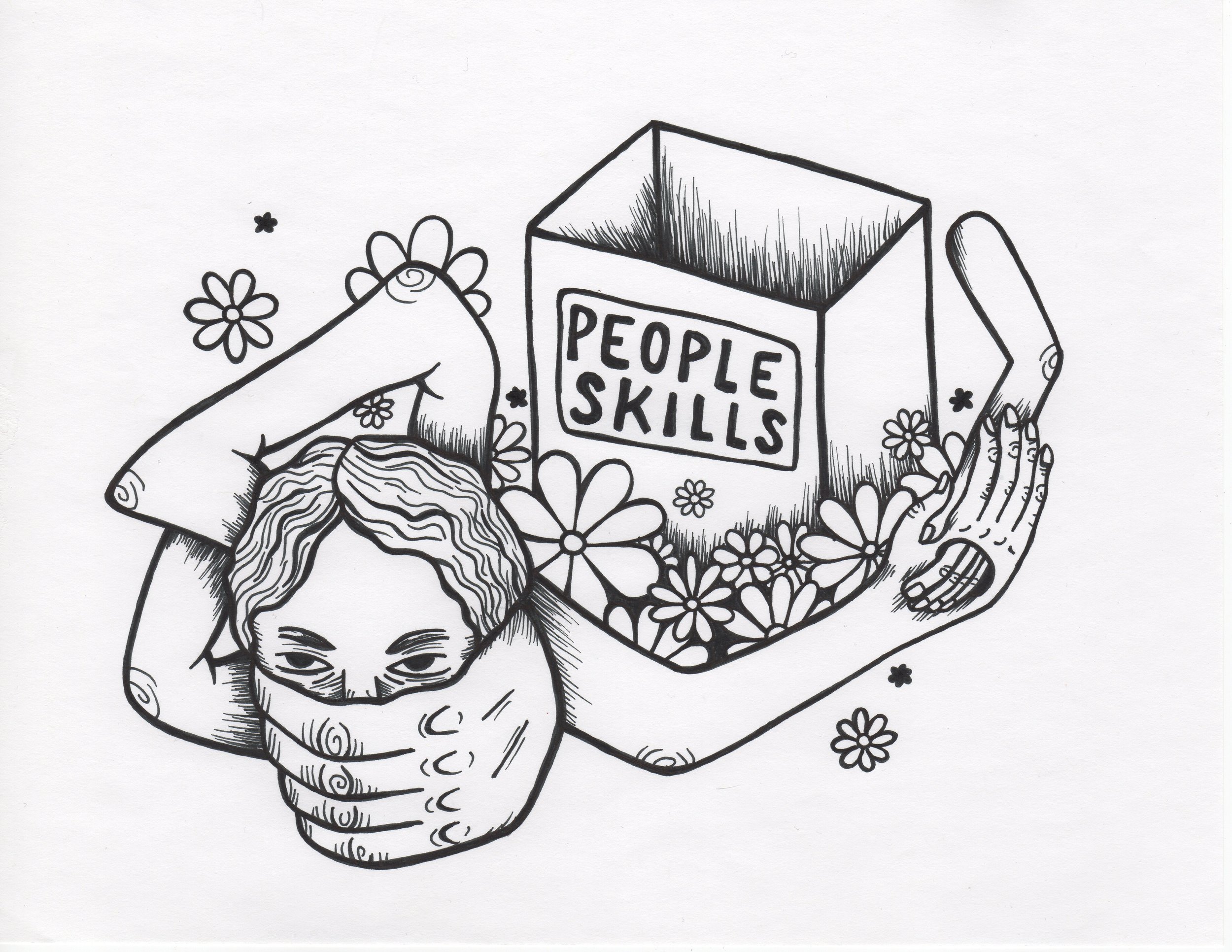 tee shirt, people skills, 2018