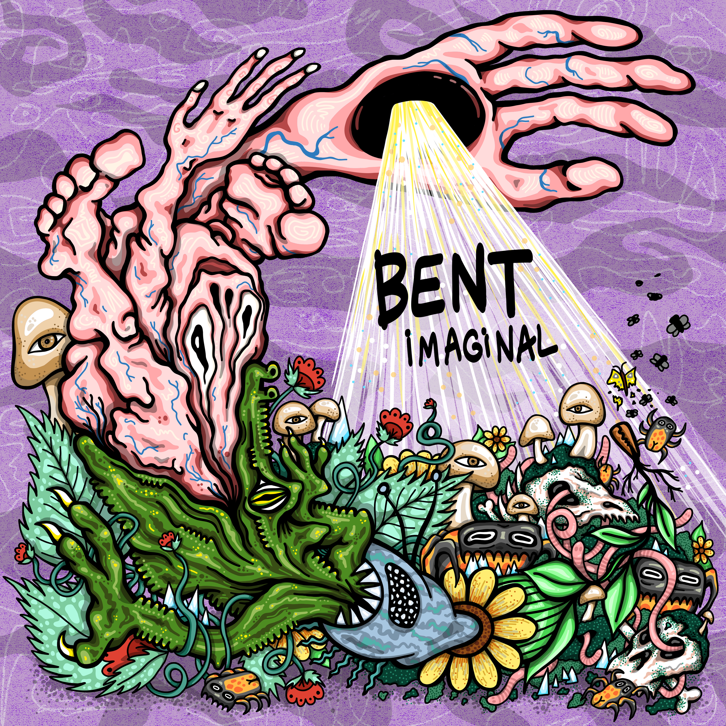 album cover, Bent: Imaginal, 2023