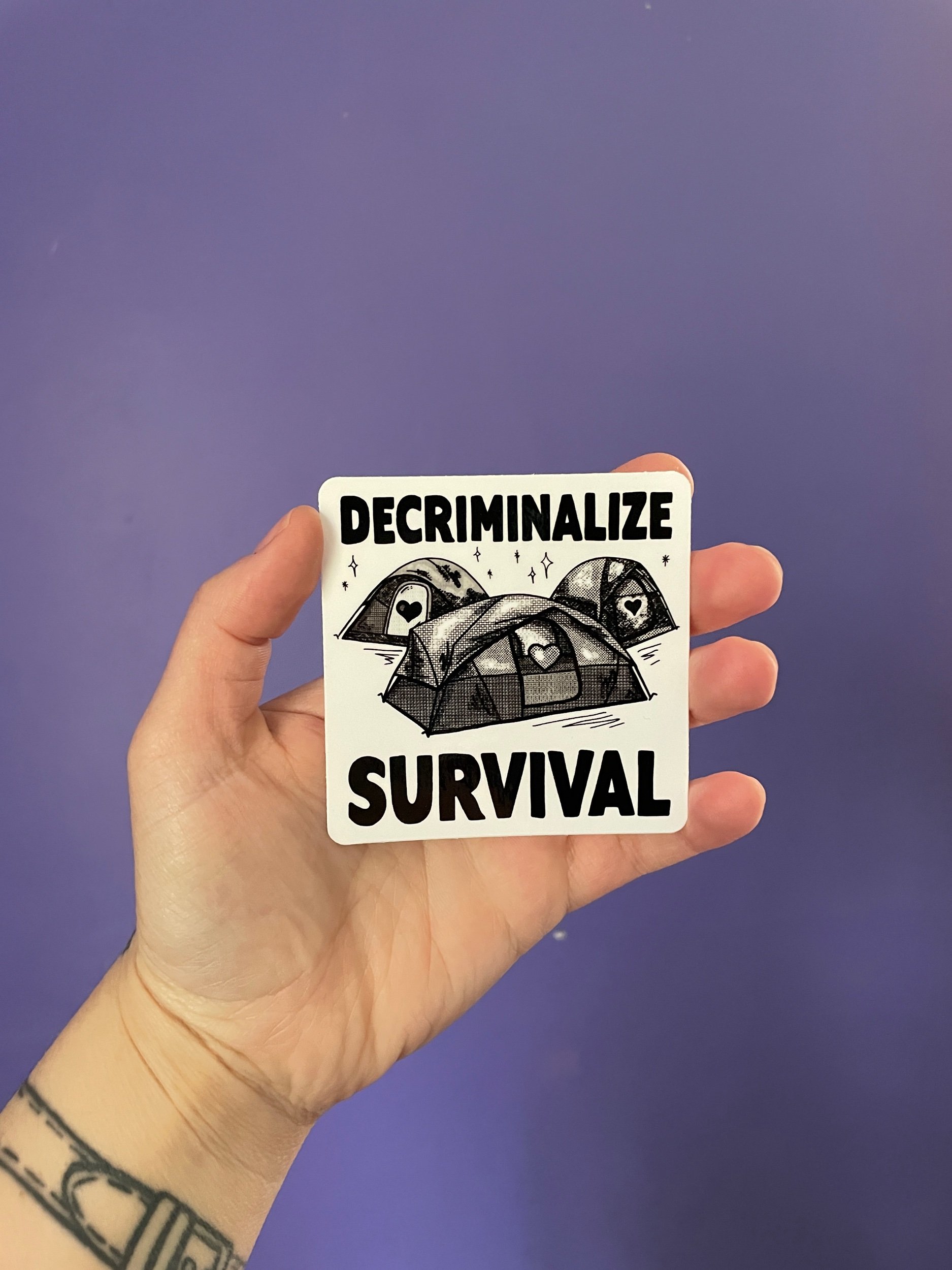 decriminalize survival sticker — SPAO
