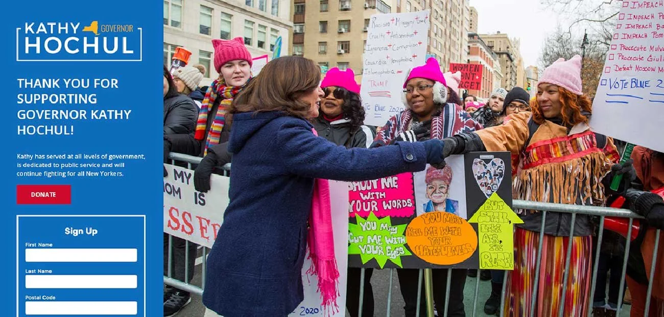 Governor Hochul at New York City Women's March
